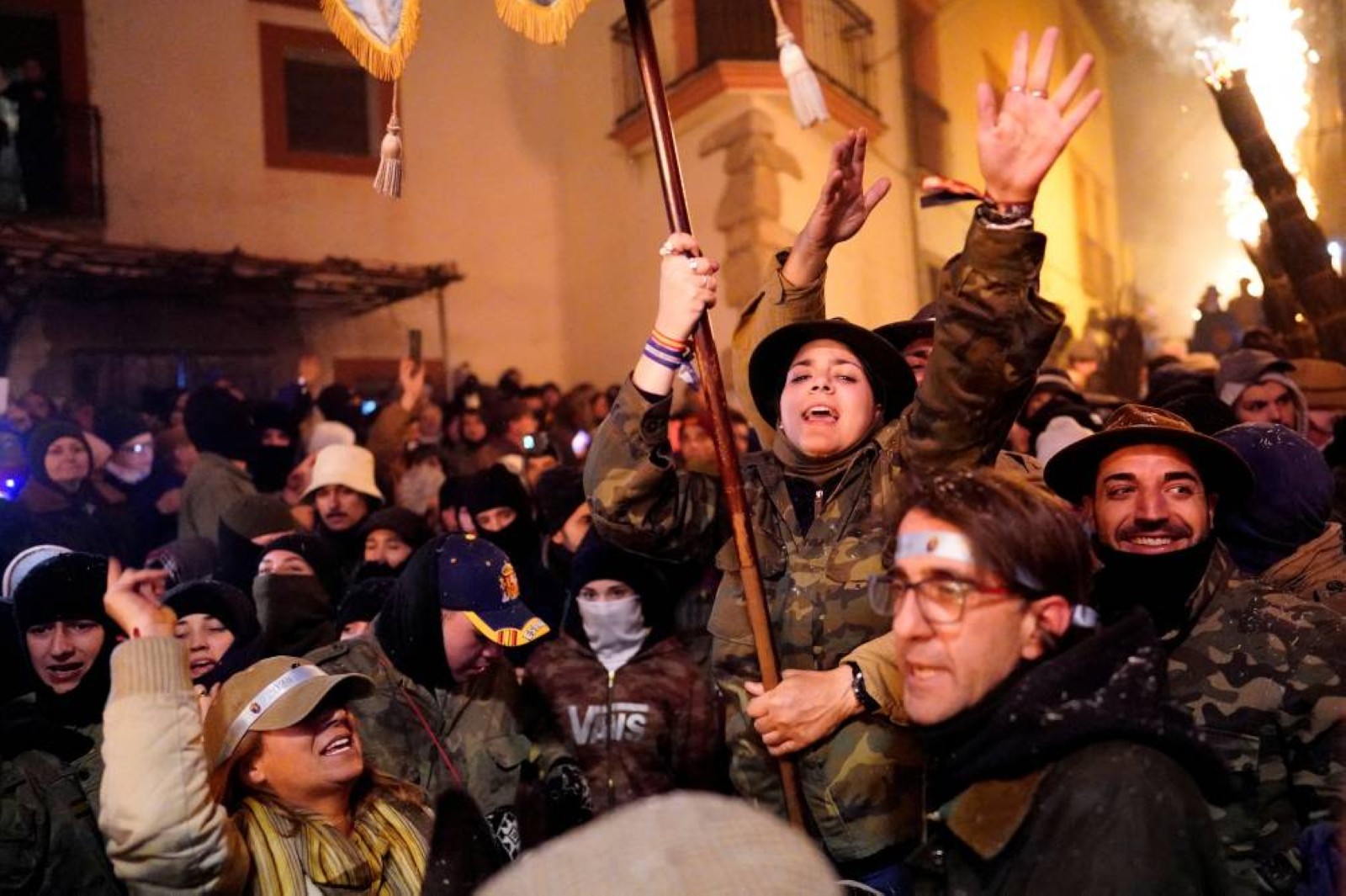 Stand aside Harry Potter, blazing brooms light up Spanish festival