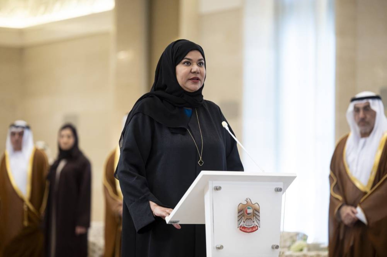 UAE’s new Minister of Family takes oath before President, VPs