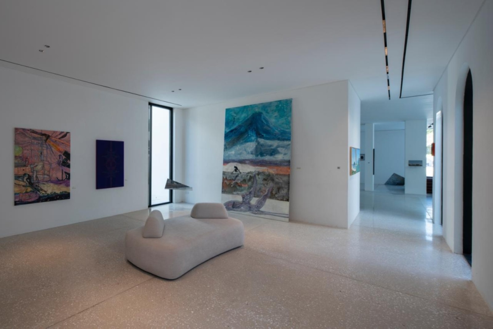 Artists turn the villa into a repository of art and reflection