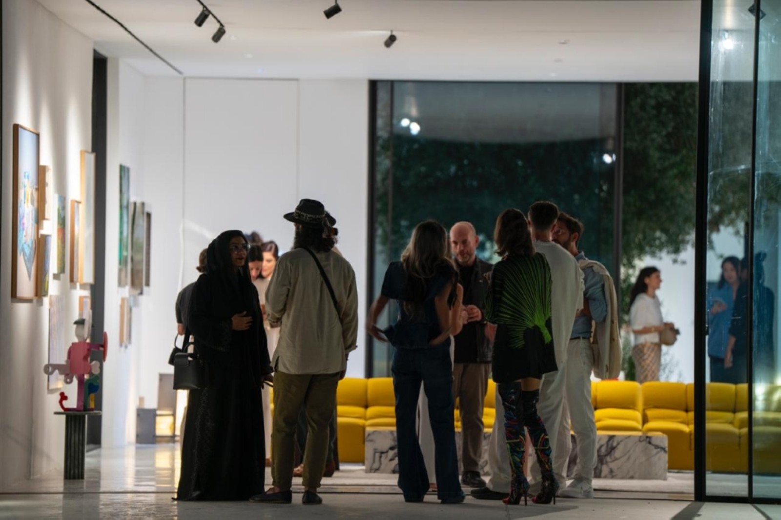 Artists turn the villa into a repository of art and reflection