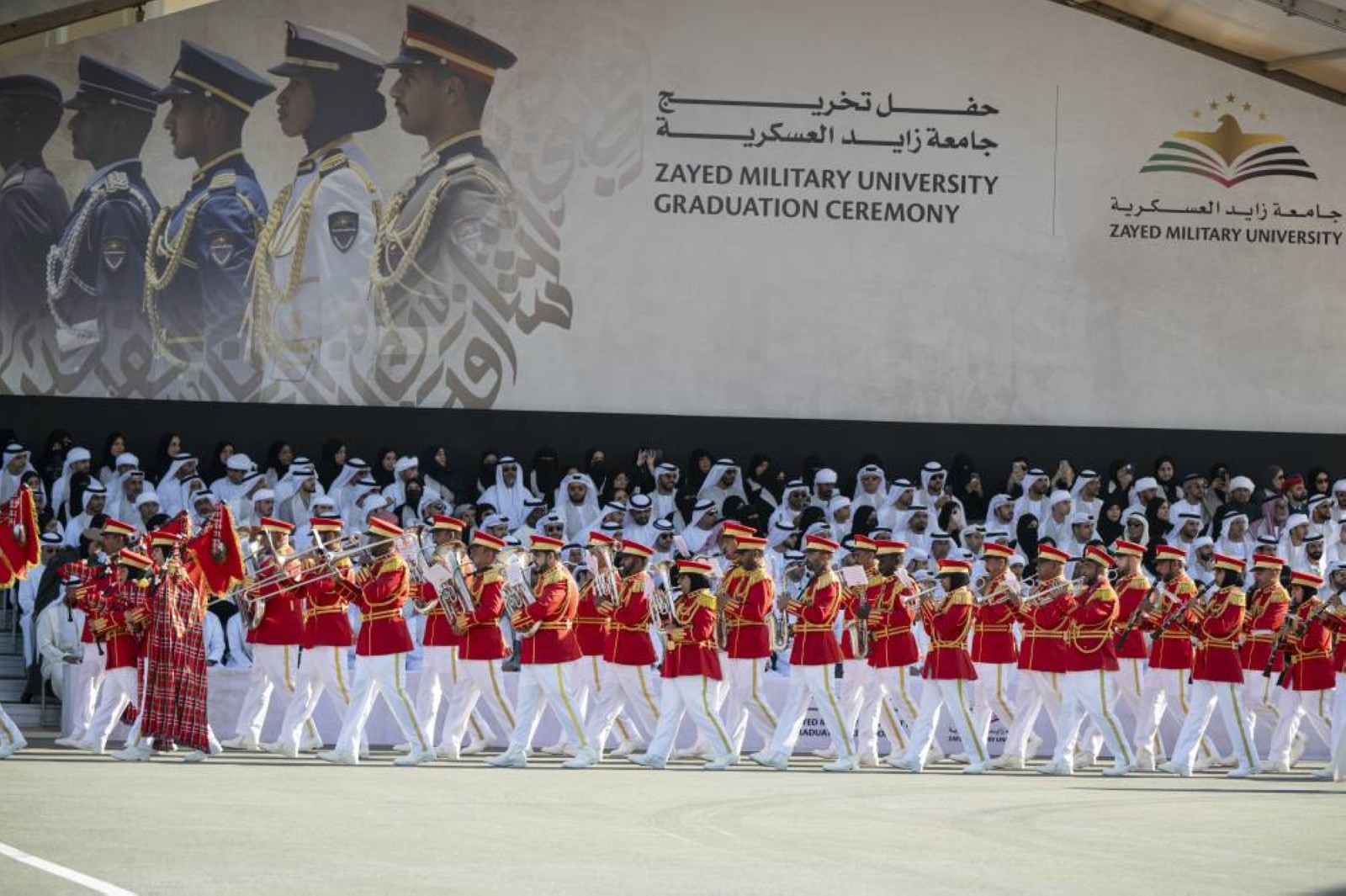President attends graduation of first cohort of Zayed Military University cadets