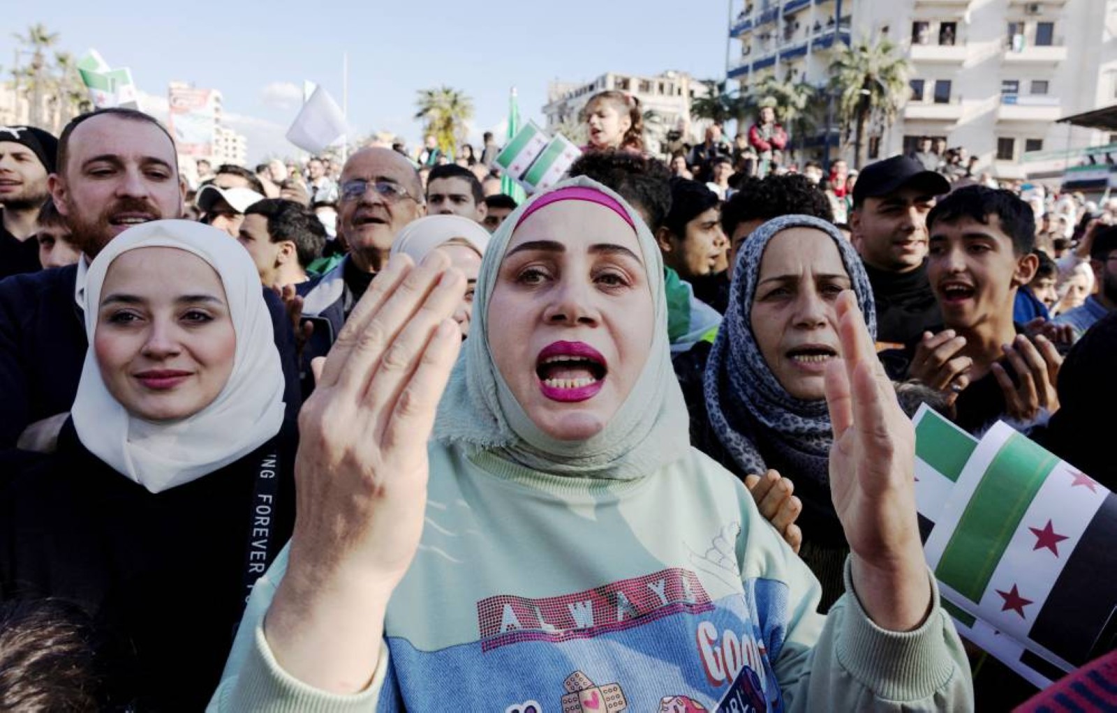 Jubilant Syrians take to streets to celebrate Assad overthrow