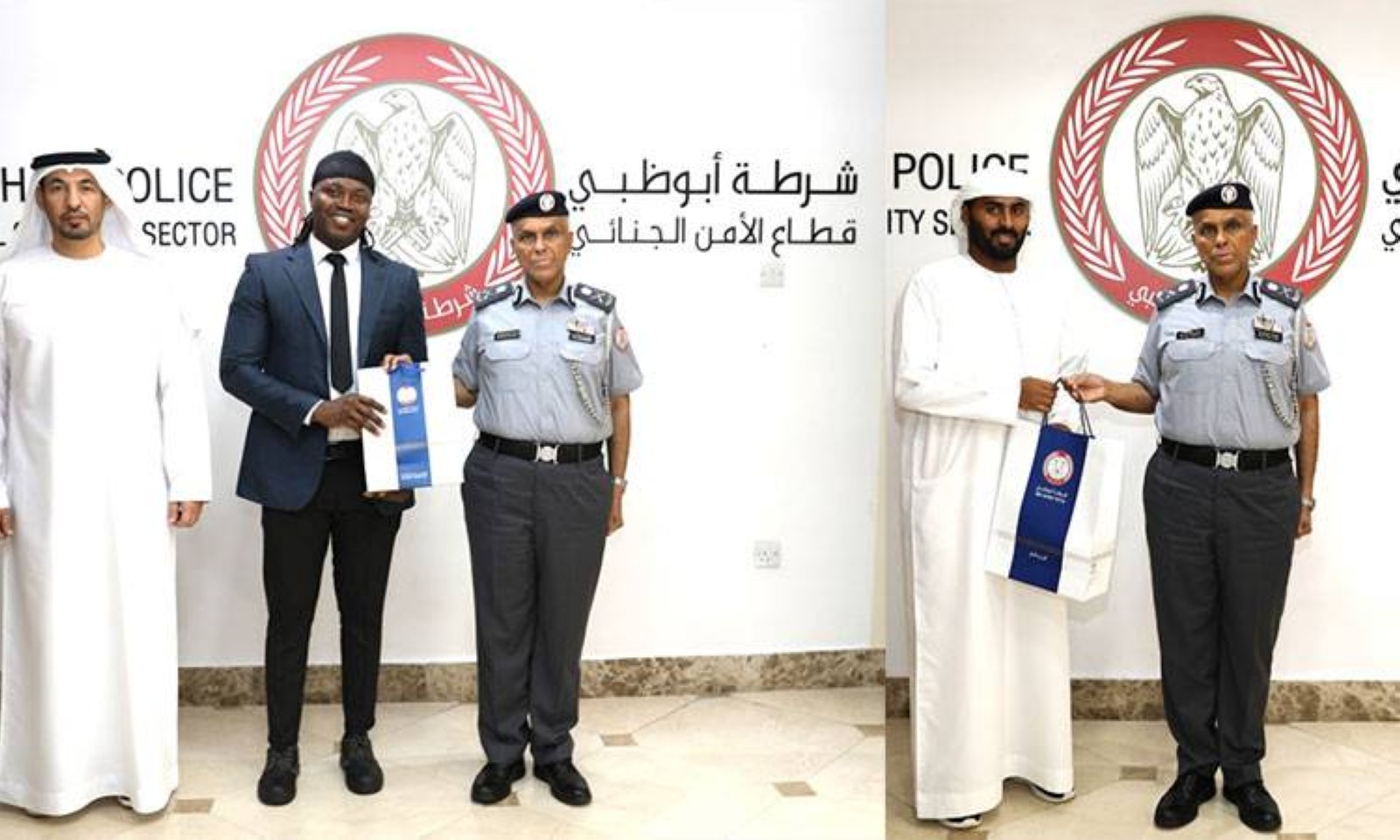 Abu Dhabi Police honour two individuals for collaborating with cops