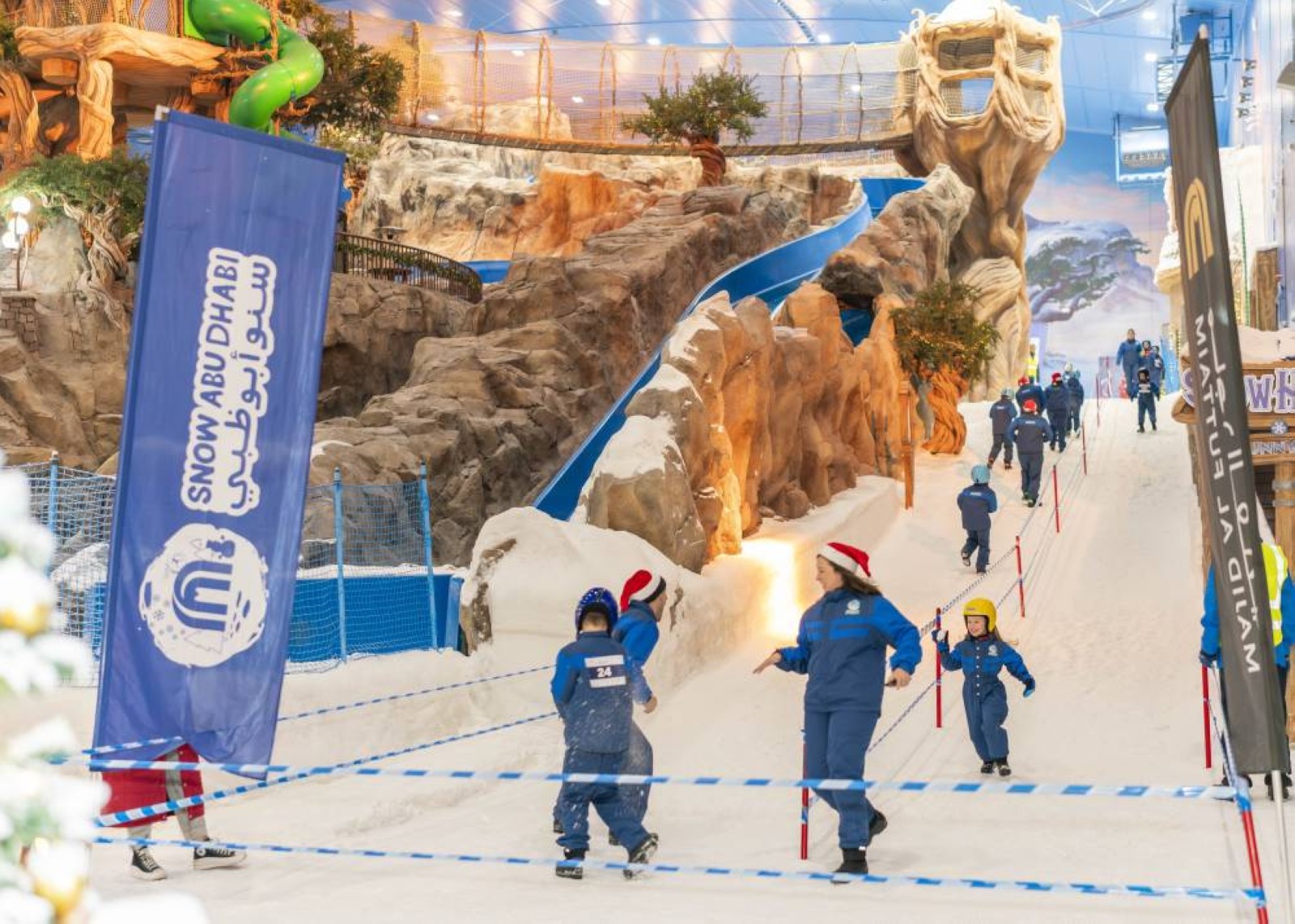 Jolly joggers join jolly old Santa in Snow Abu Dhabi run