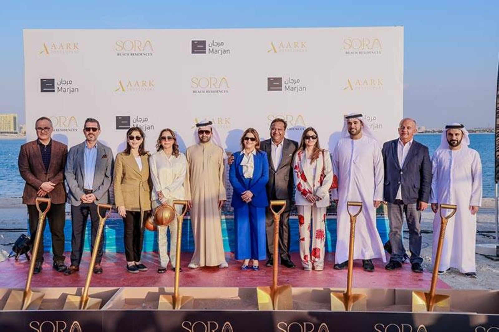 Al Marjan Island’s iconic project: Sora Beach Residences breaks ground with a grand ceremony