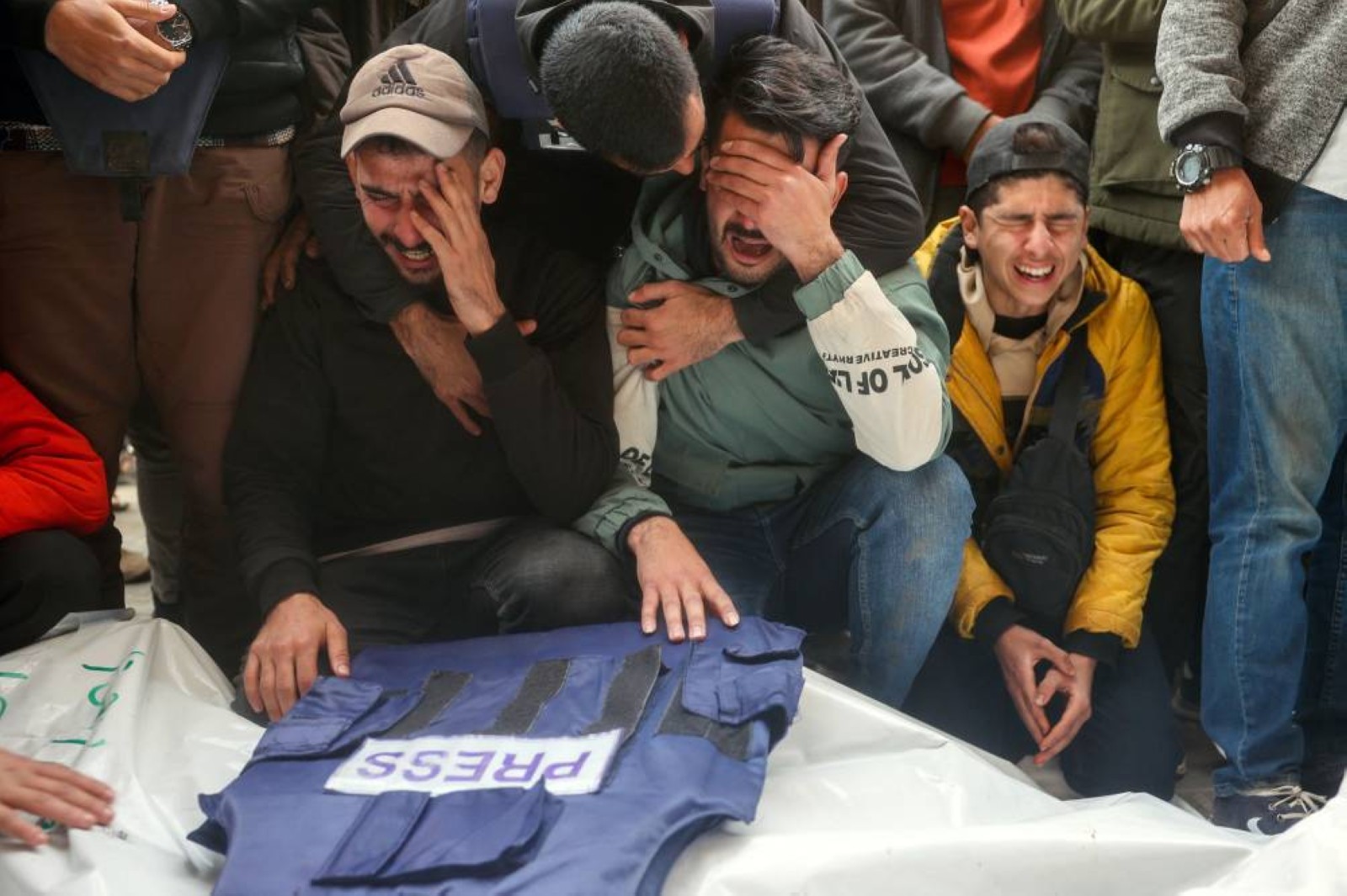 Five Palestinian journalists killed as Israel hits broadcast vehicle in Gaza