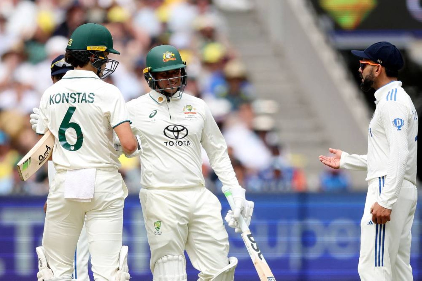 India's Kohli fined for Konstas shoulder bump during fourth Test