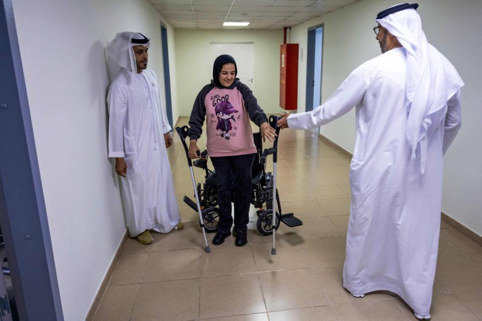 Gaza child amputees get new limbs in UAE