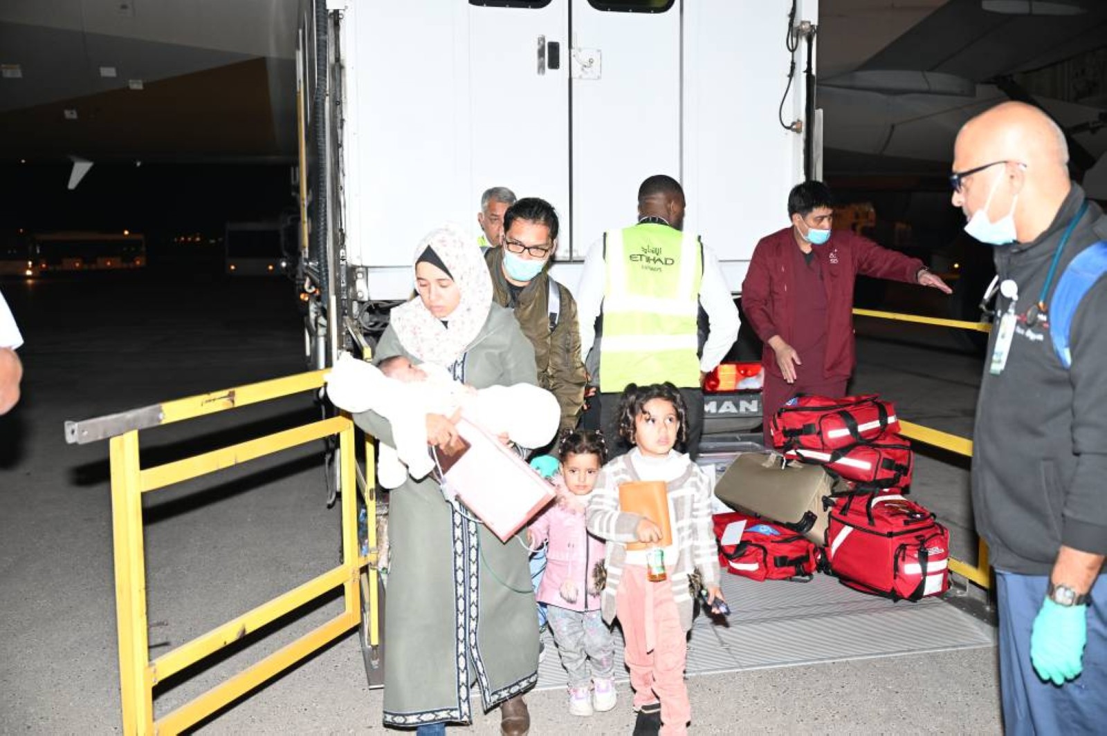 UAE evacuates 127 injured, cancer patients and family members from Gaza