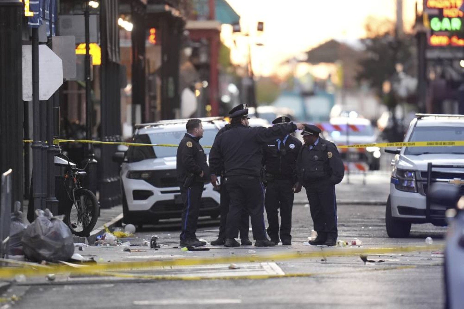 10 dead as man crashes truck into crowd celebrating New Year in US