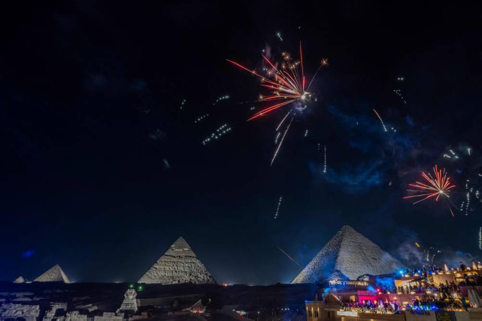 The world welcomes 2025 with light shows, embraces and ice plunges