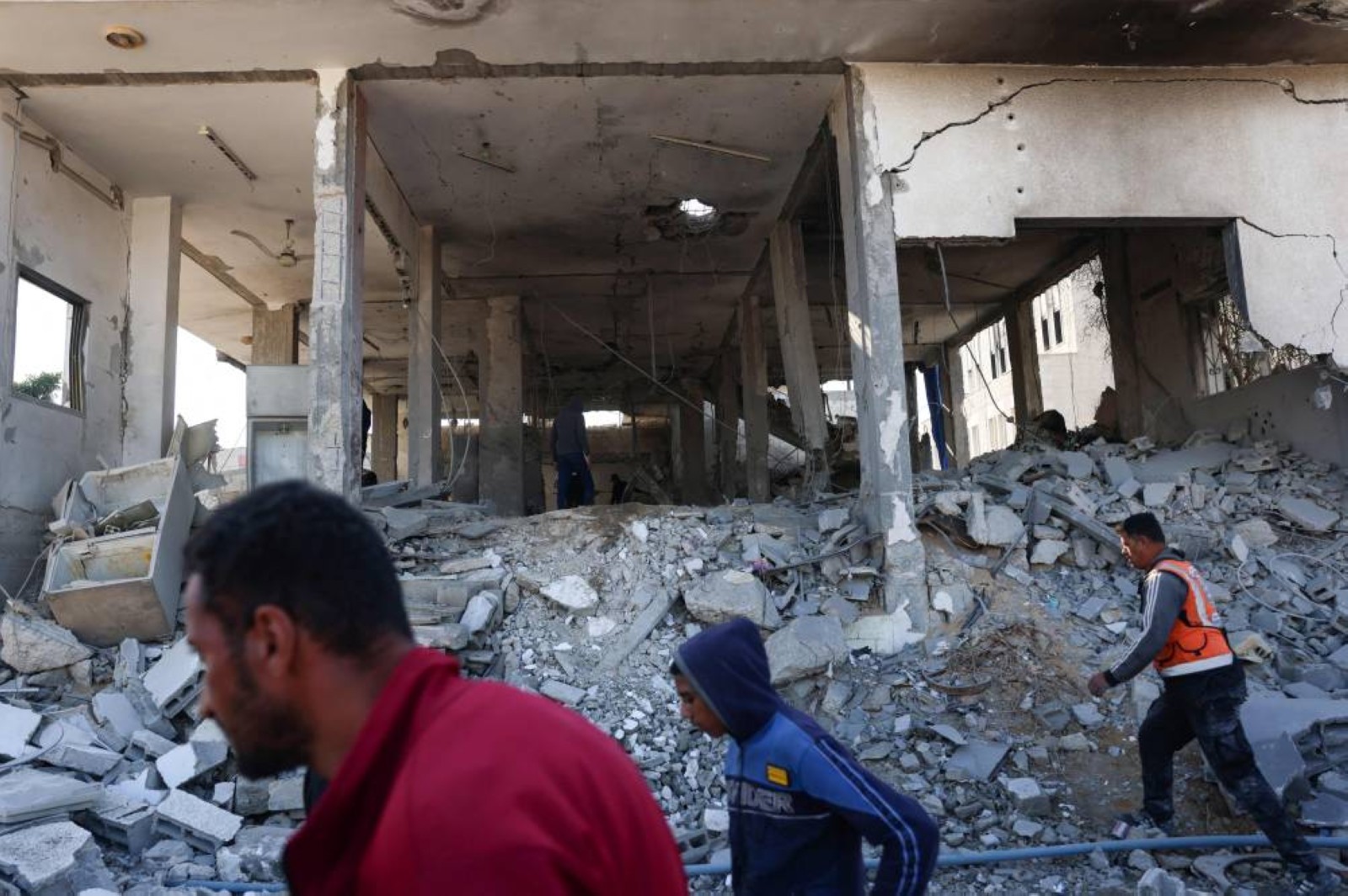 Several children among 50 killed as airstrikes hit Gaza humanitarian zone