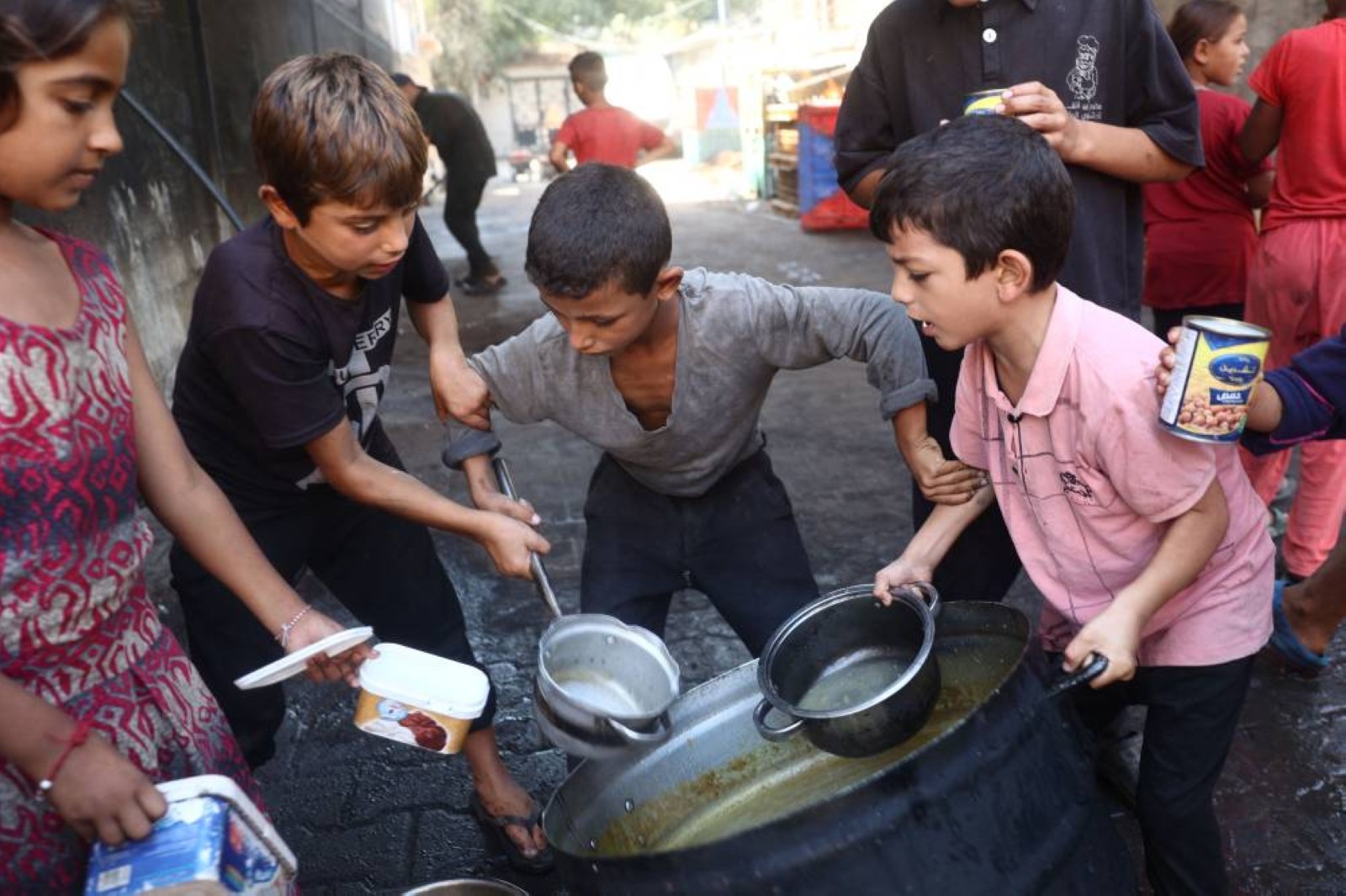 120,000 metric tonnes of food aid stranded outside Gaza, says UN