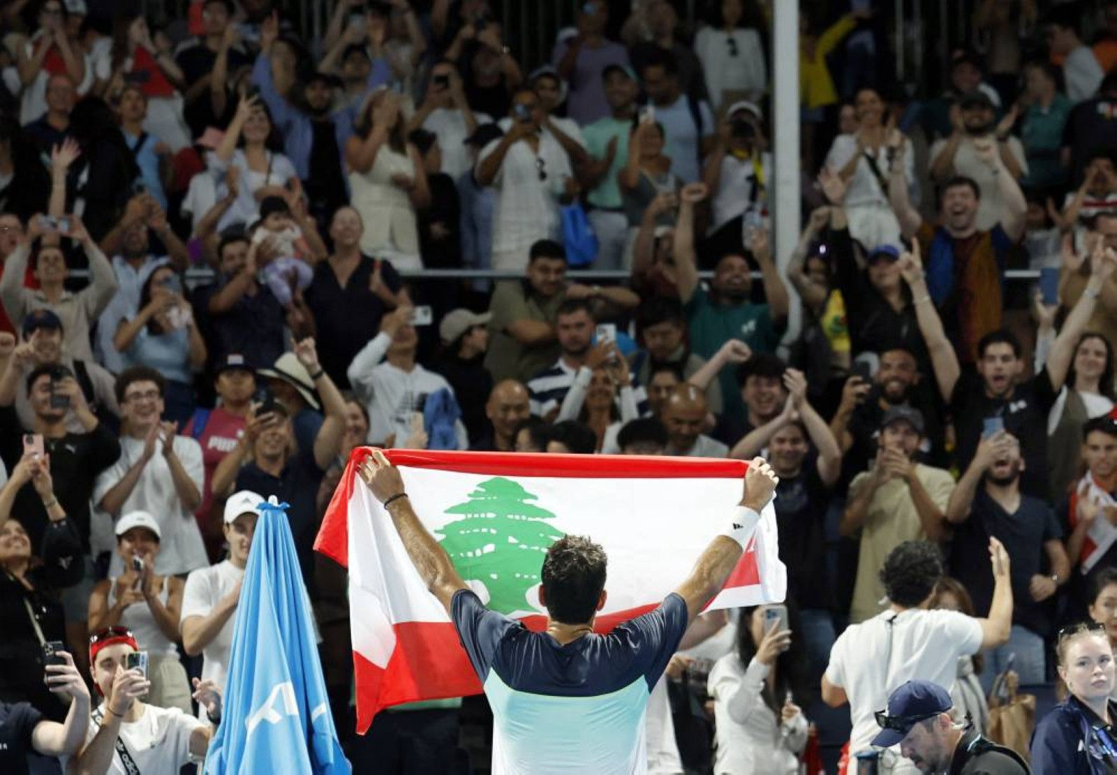 Habib makes history as first Lebanese to win Grand Slam match