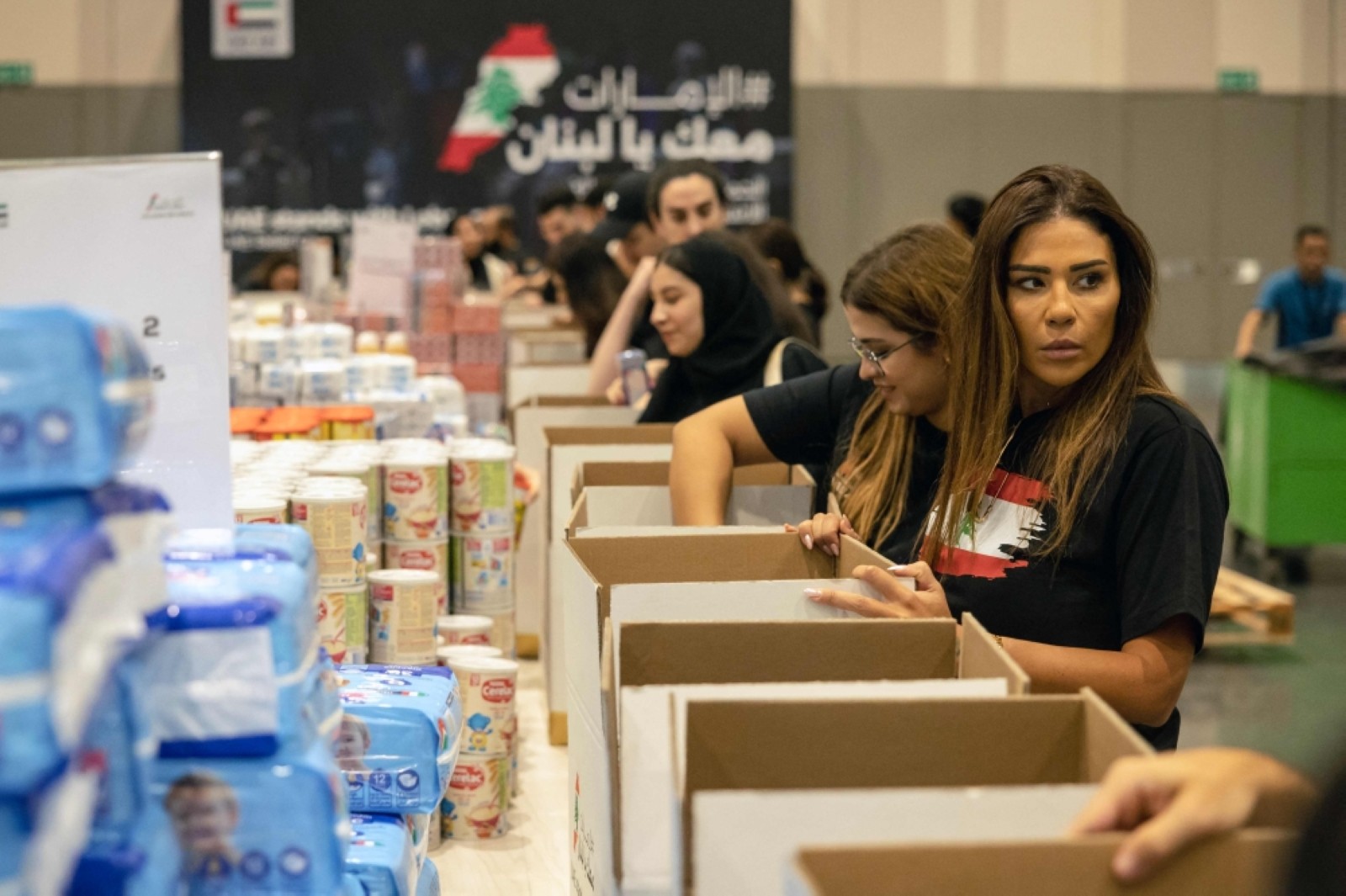 22 planes, 2 ships loaded with aid sent by UAE to Lebanon in 3 months