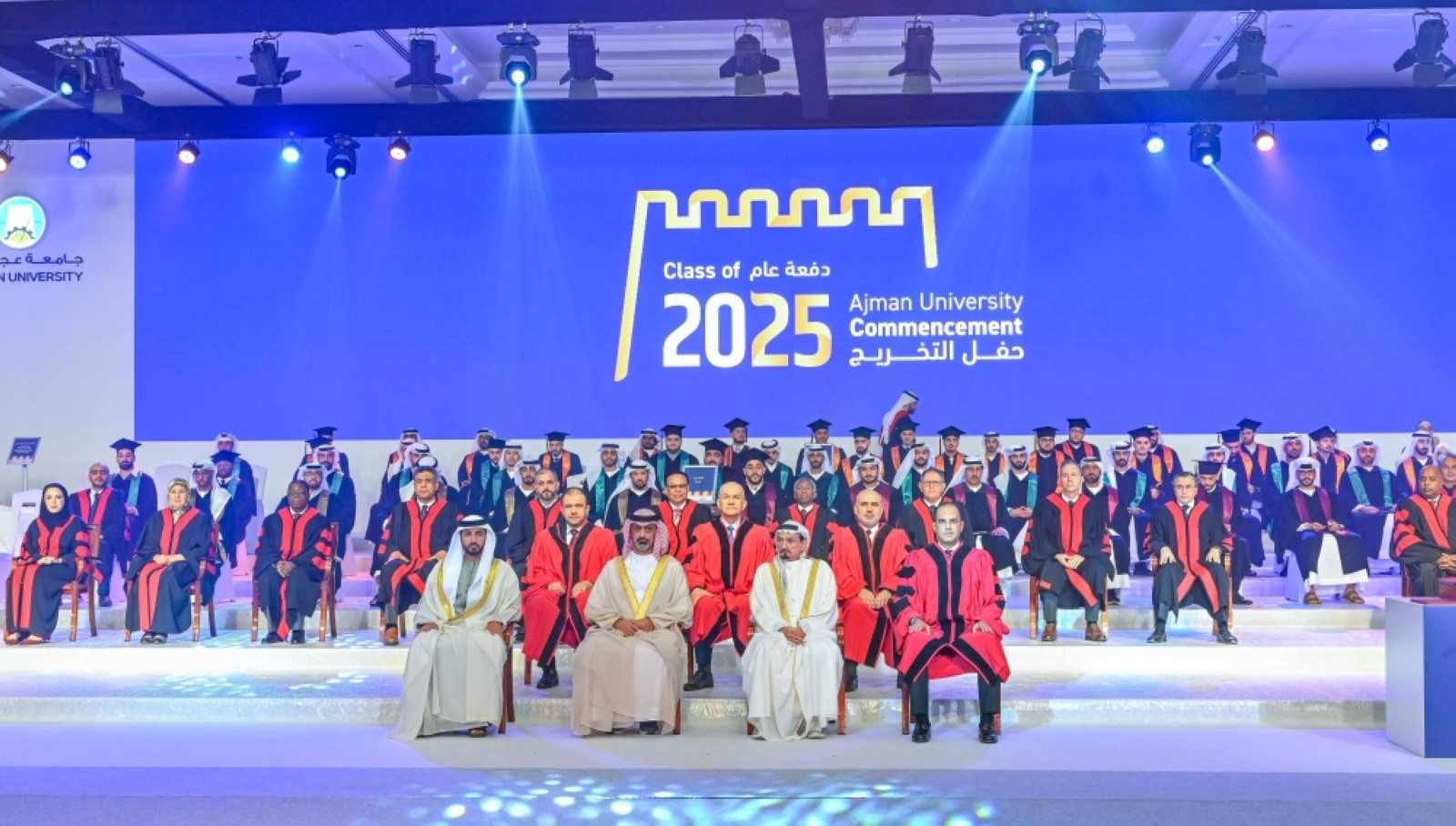 Al Nuaimi attends graduation of Ajman University students
