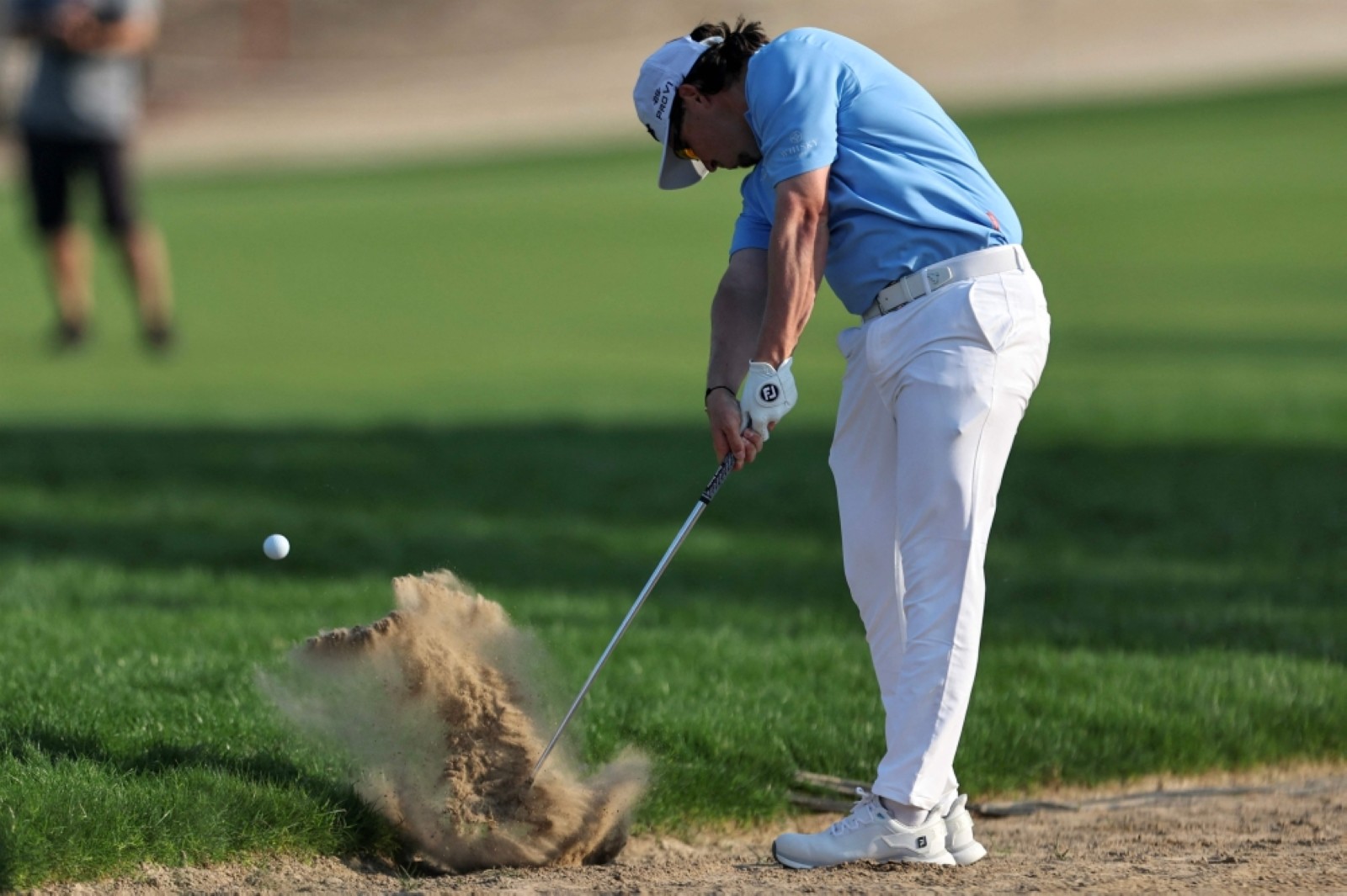 Ferguson grabs lead, McIlroy struggles as Rahm misses cut