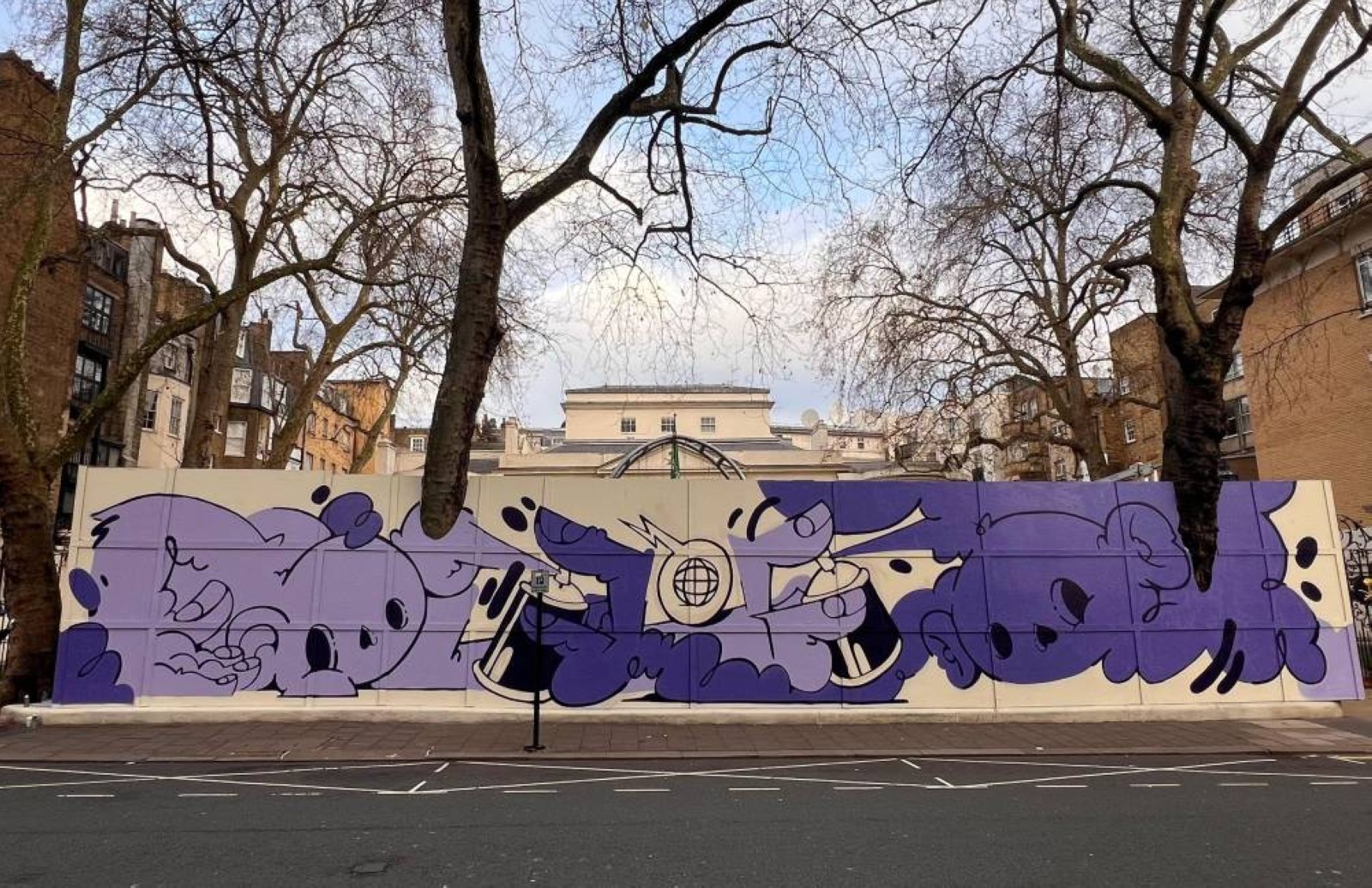 A tale of two kingdoms: Saudi artist San Shyn’s mural links KSA and UK