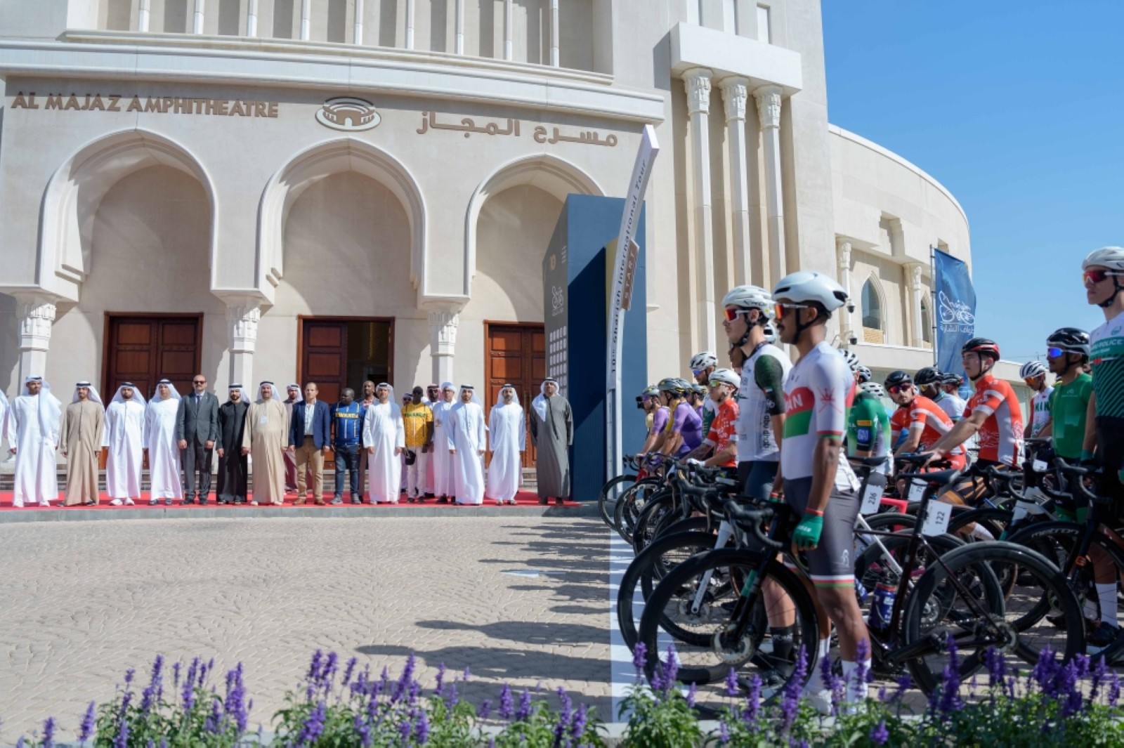 Sheikh Salem attends launch of 10th Sharjah International Cycling Tour