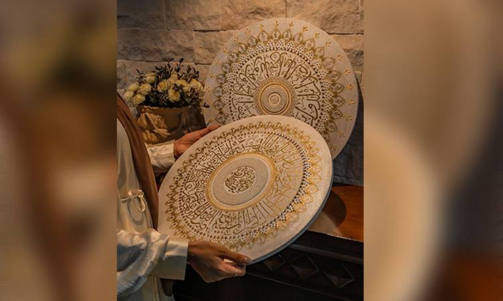 Salwa Saleem’s art flowers with roots in architecture and stems in painting