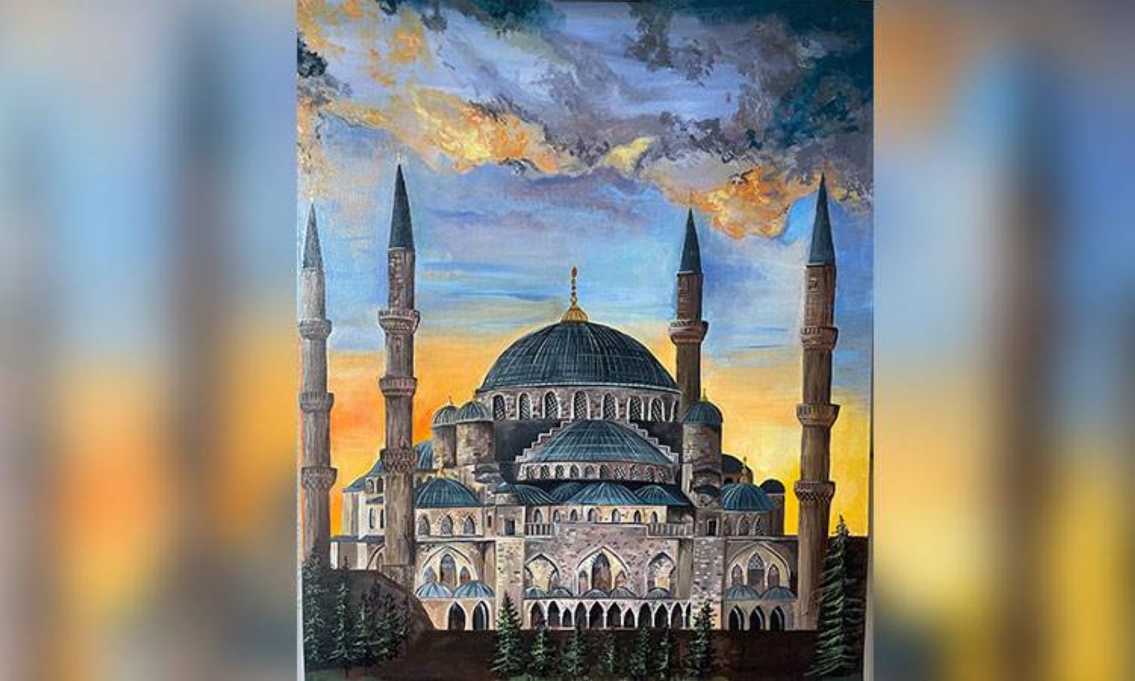 Salwa Saleem’s art flowers with roots in architecture and stems in painting
