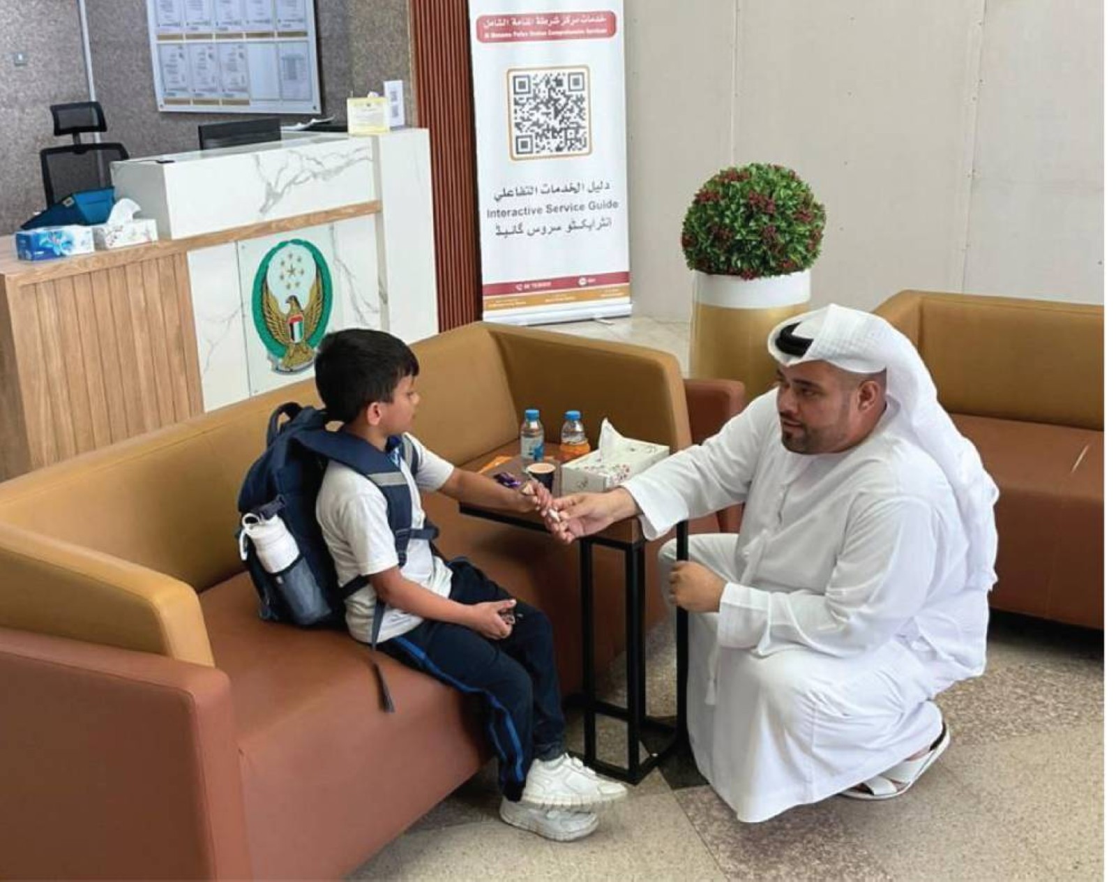 Ajman Police reunite missing child with his parents in Al Manama