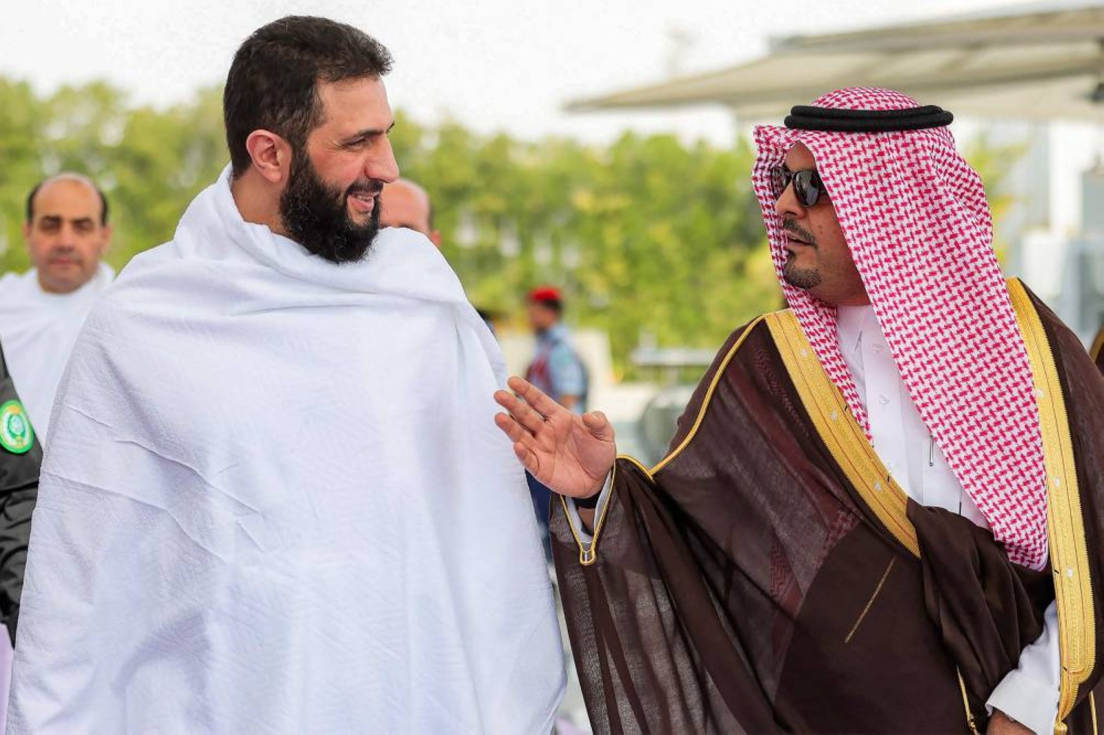 Syria's Sharaa meets Saudi Crown Prince Salman in Riyadh on first foreign trip