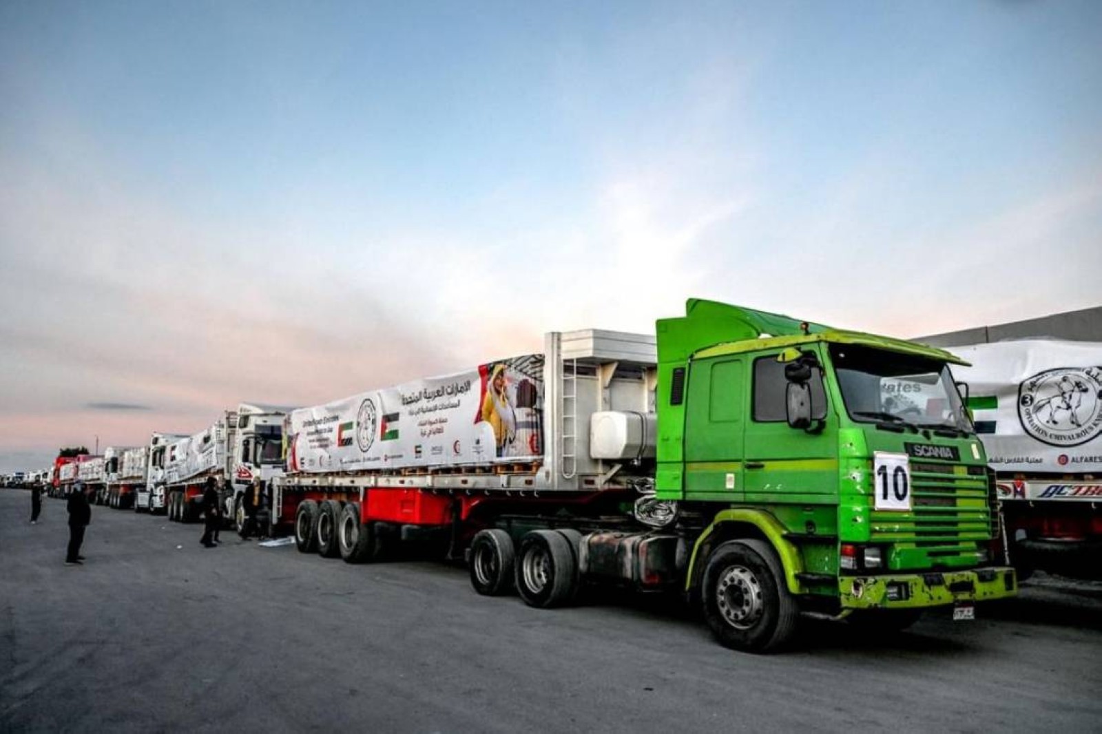 UAE delivers 10 aid convoys to Gaza