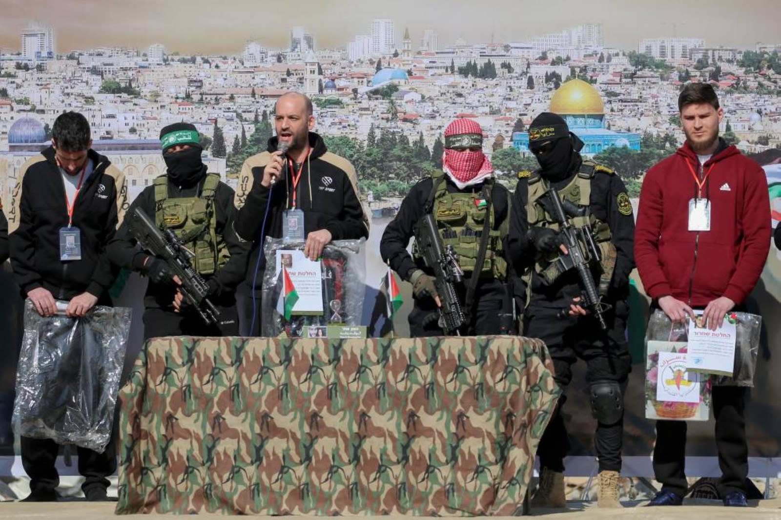 Hamas hands over 3 Israeli hostages to Red Cross in Gaza