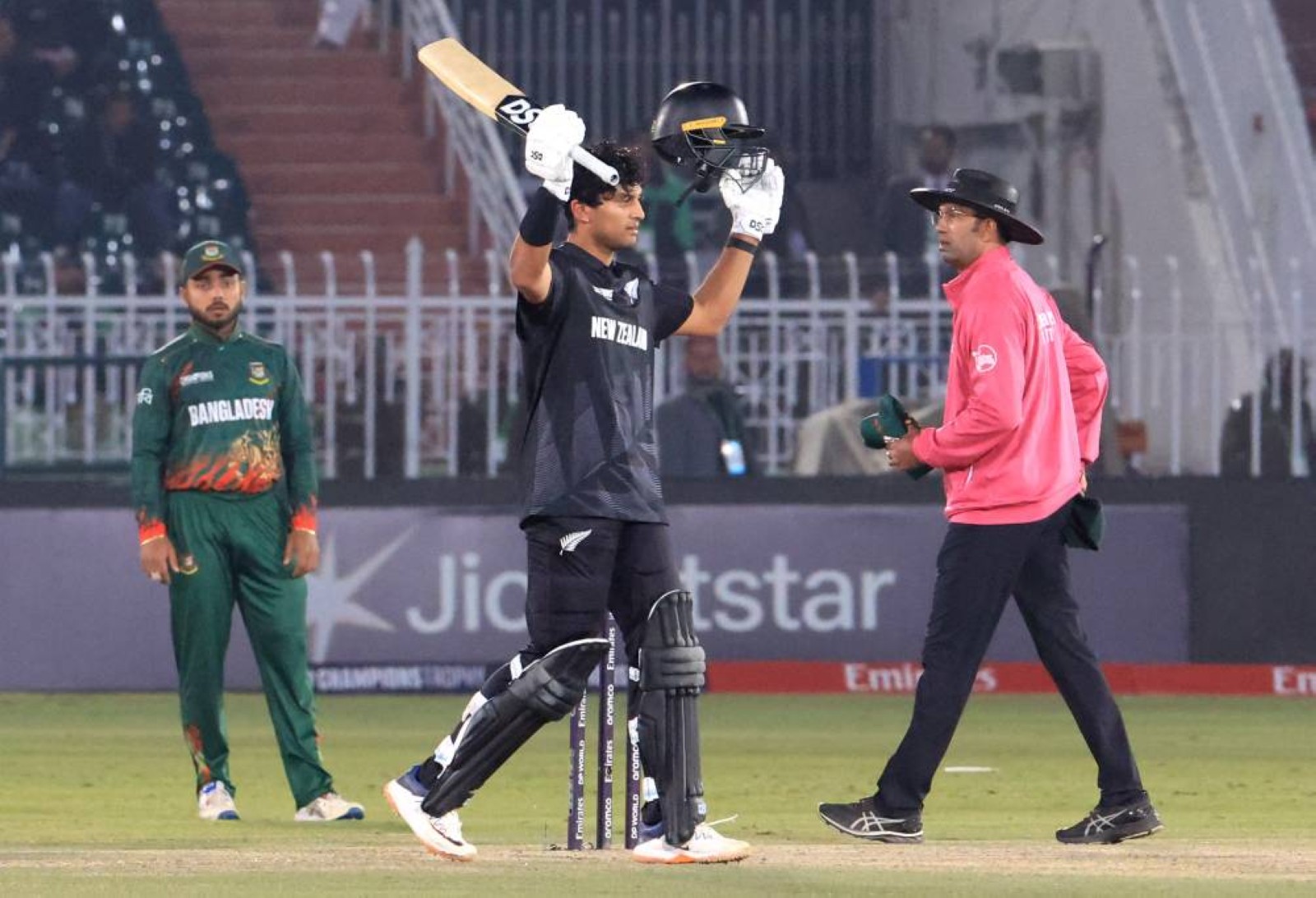 Ravindra ton powers New Zealand into Champions Trophy semis, hosts Pakistan out