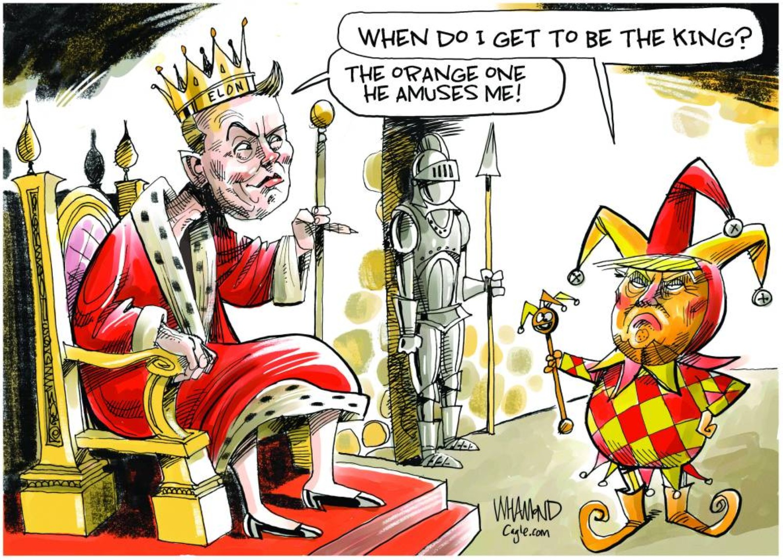Becoming king