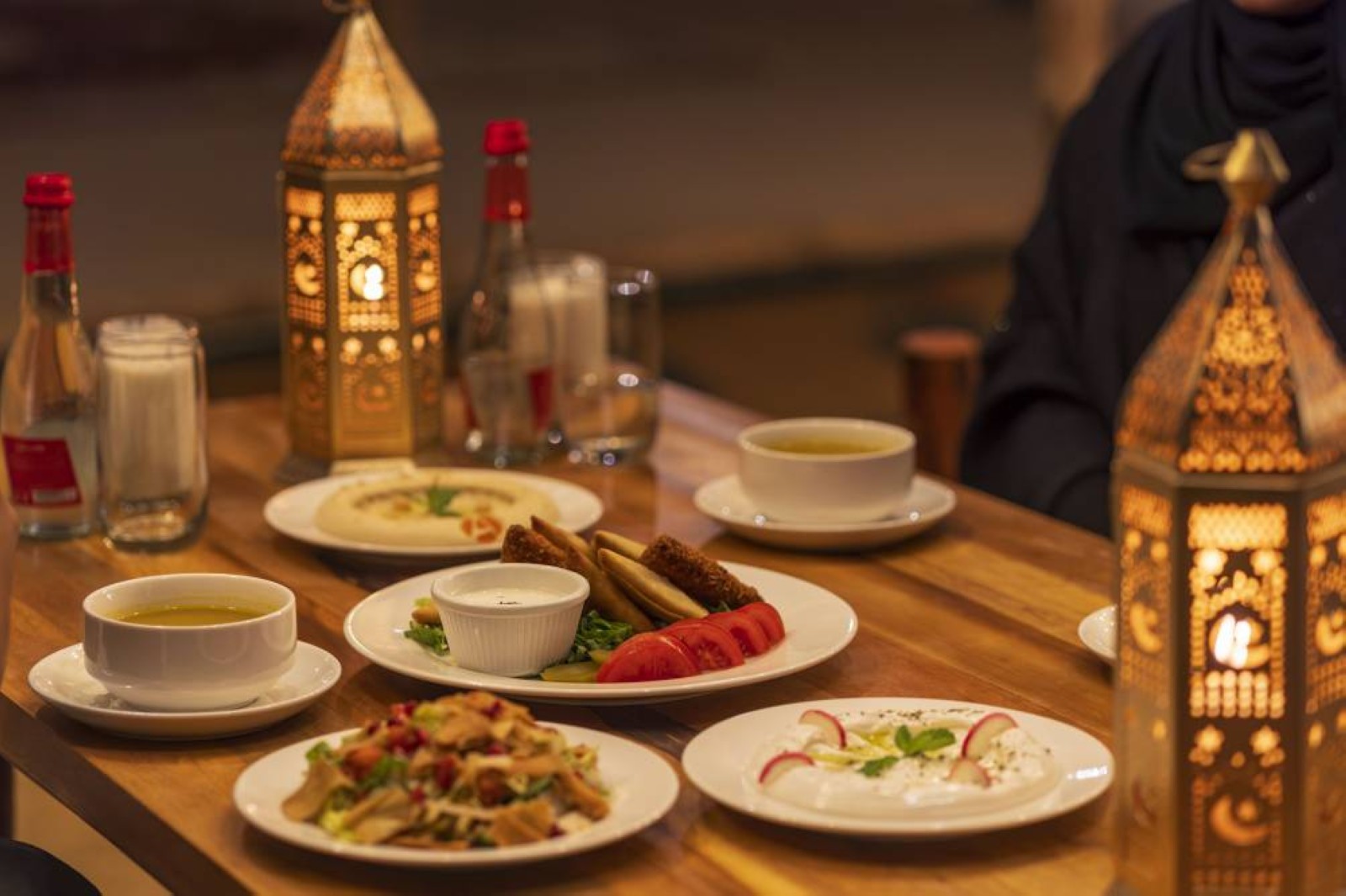Ramadan Iftar experience at Al Badya Village in Al Marmoom Oasis   