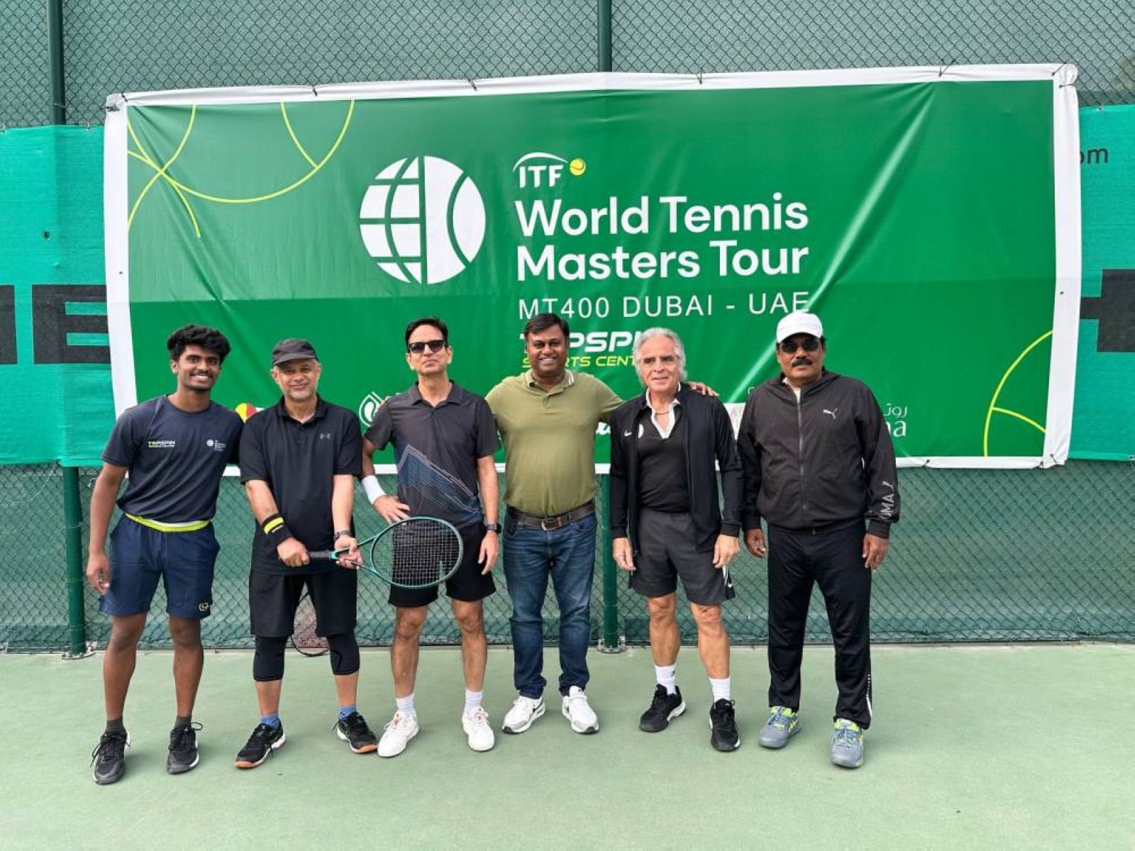 MT 400 Tennis Masters Tournament begins in Dubai with participation of 230 players