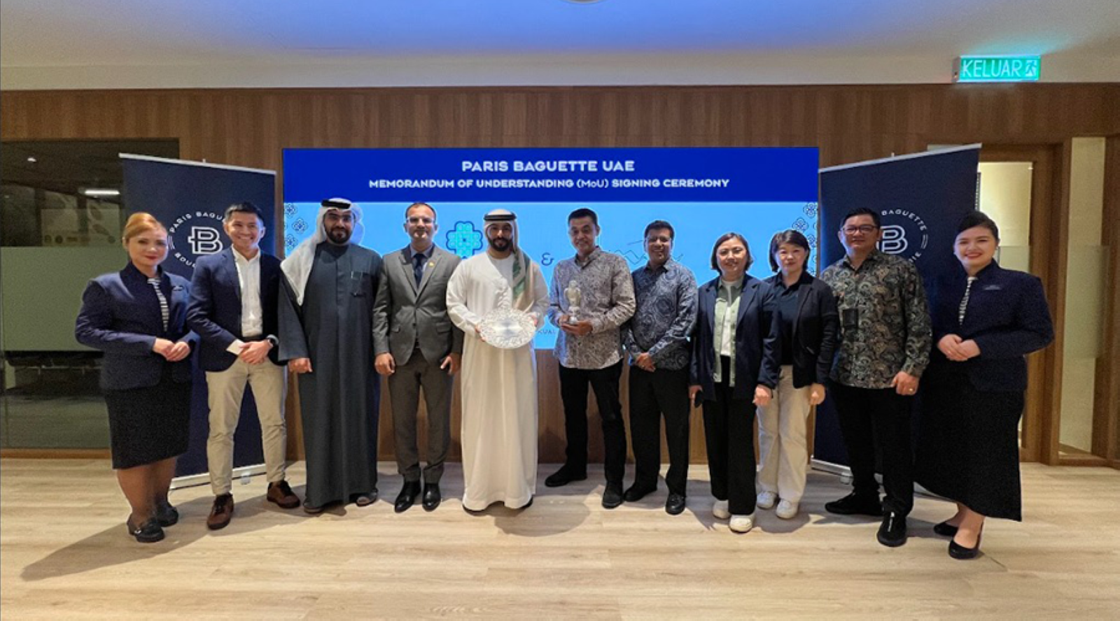 Samaya Food Investments llc inks MoU with Berjaya Food International to establish Paris Baguette bakery café in the UAE