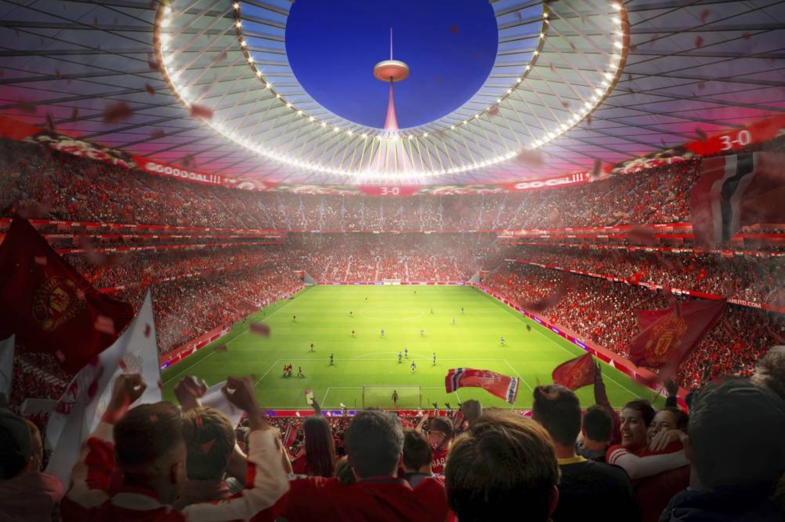Manchester United to build 'world's greatest' football stadium
