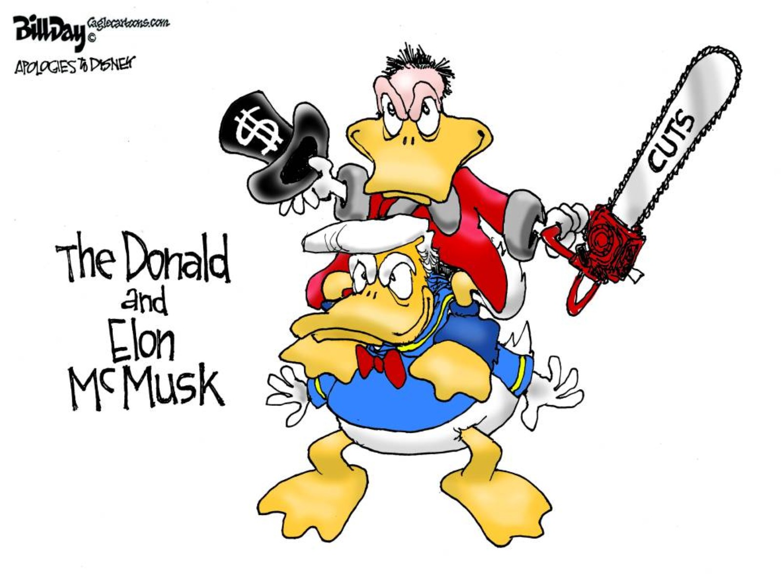 The donald and Elon Musk
