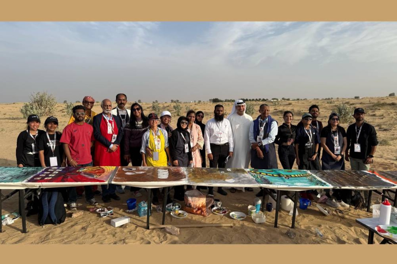 World record for longest abstract by Dubai International Art Centre