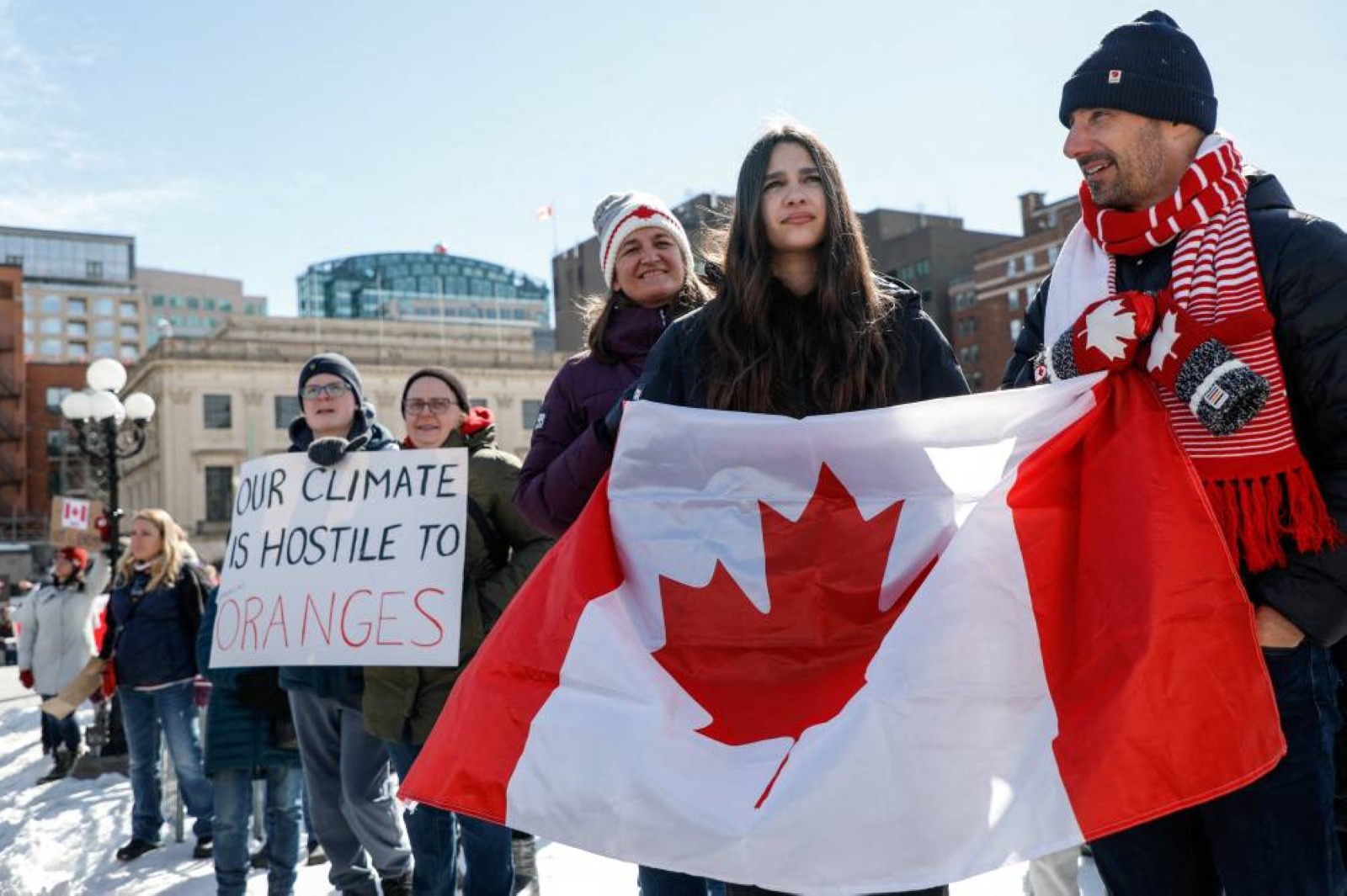 Angry Canadians get their 'elbows up' in face of Trump threats