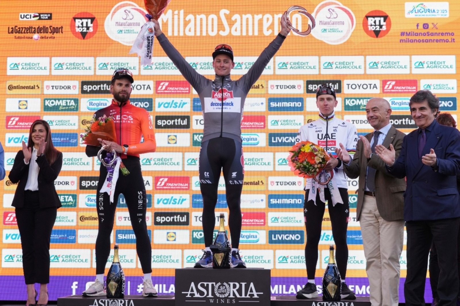 Van der Poel wins Milan-San Remo, podium finish for UAE’s Pogacar