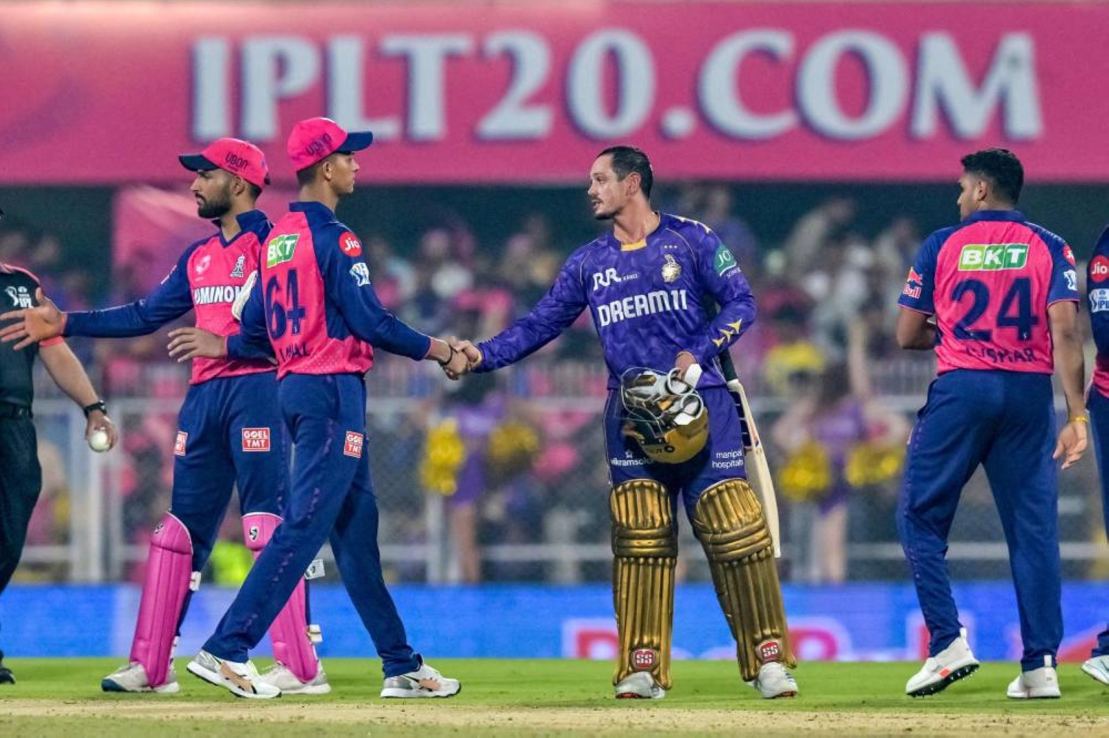 De Kock powers Kolkata to dominant win over Rajasthan with unbeaten 97