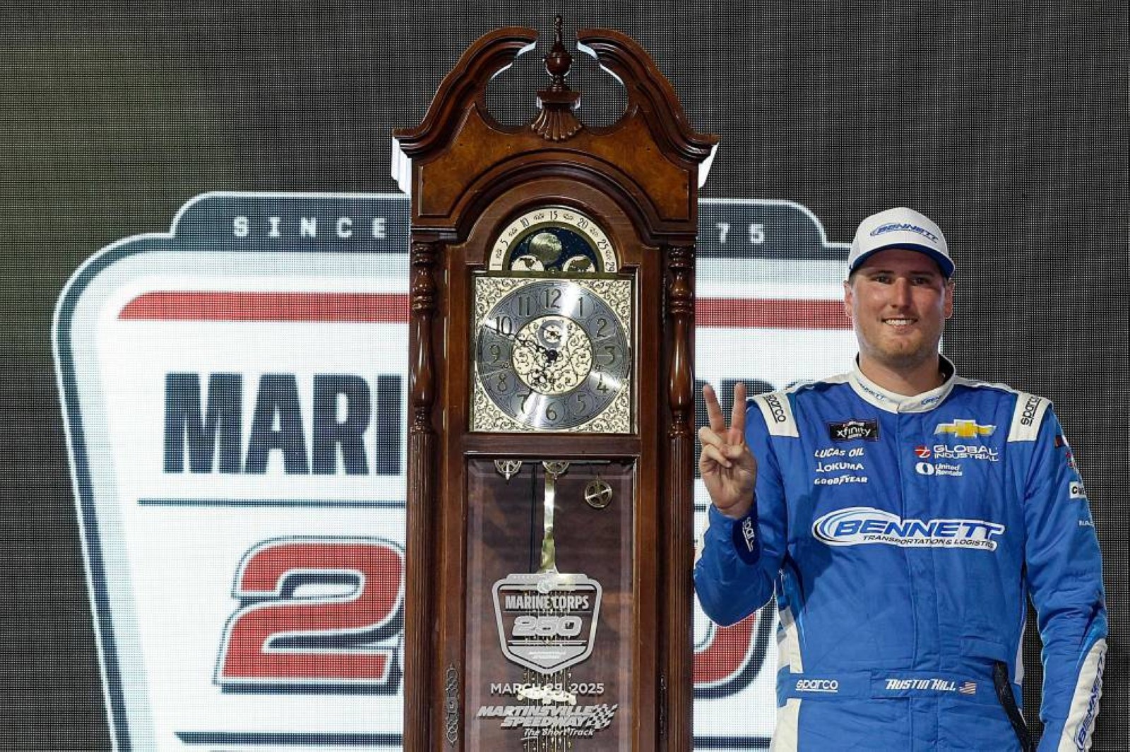 Austin Hill captures action-filled Xfinity race at Martinsville