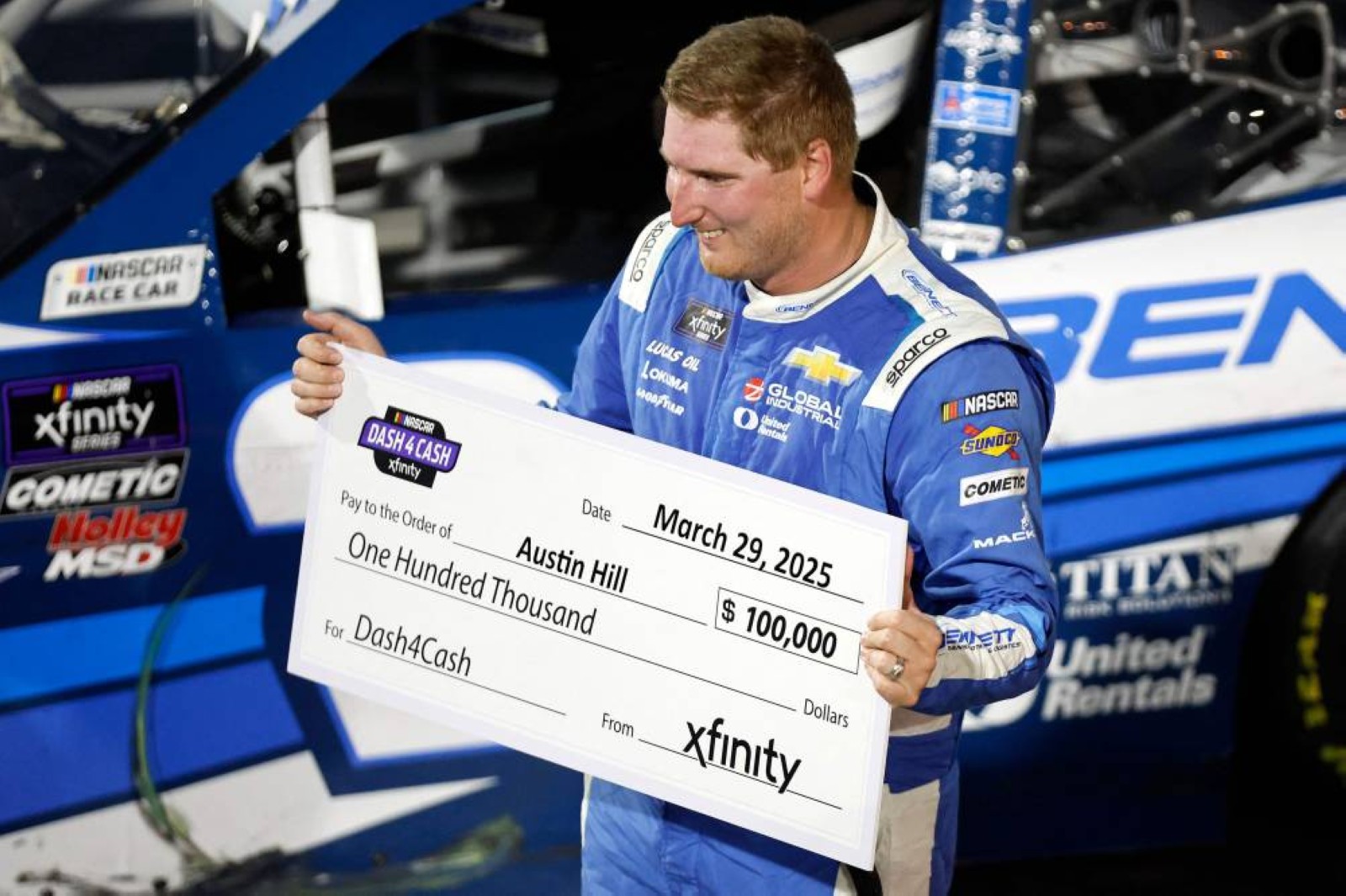 Austin Hill captures action-filled Xfinity race at Martinsville