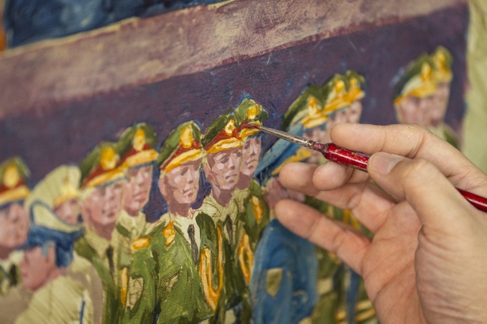 Hong Kong painter draws inspiration from the vibrant city’s recent history