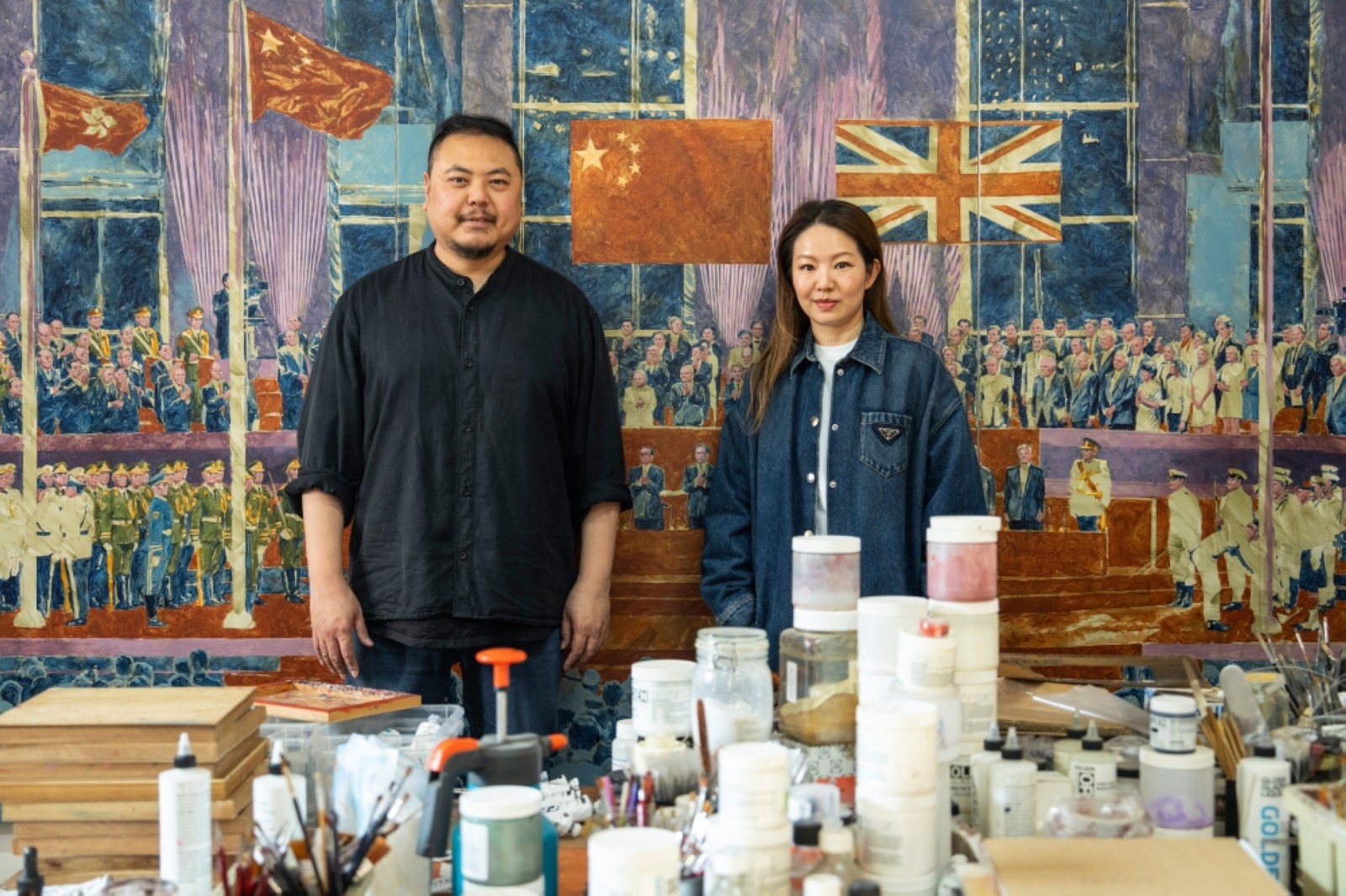 Hong Kong painter draws inspiration from the vibrant city’s recent history
