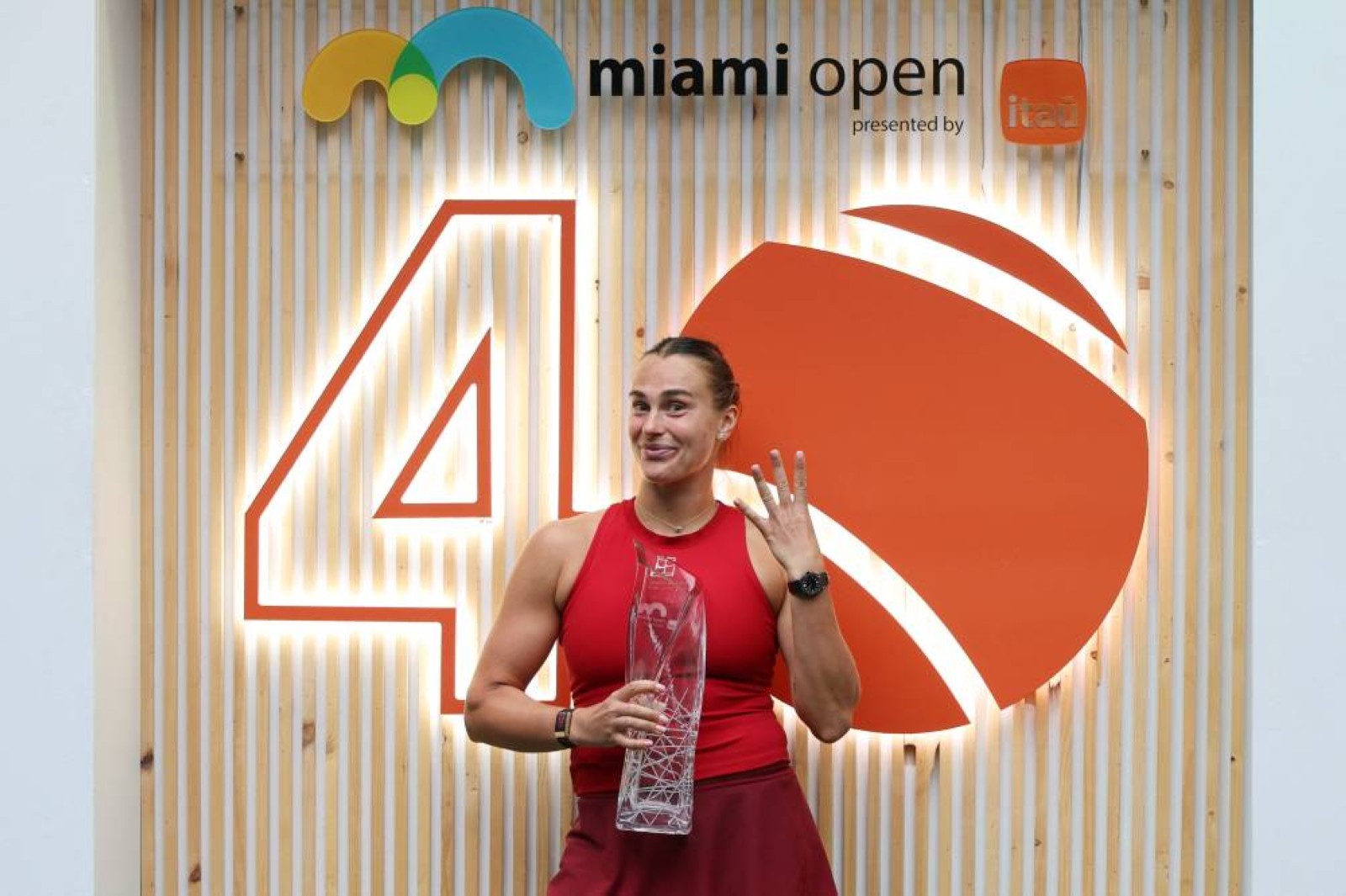 Sabalenka beats home favourite Pegula to capture Miami Open title
