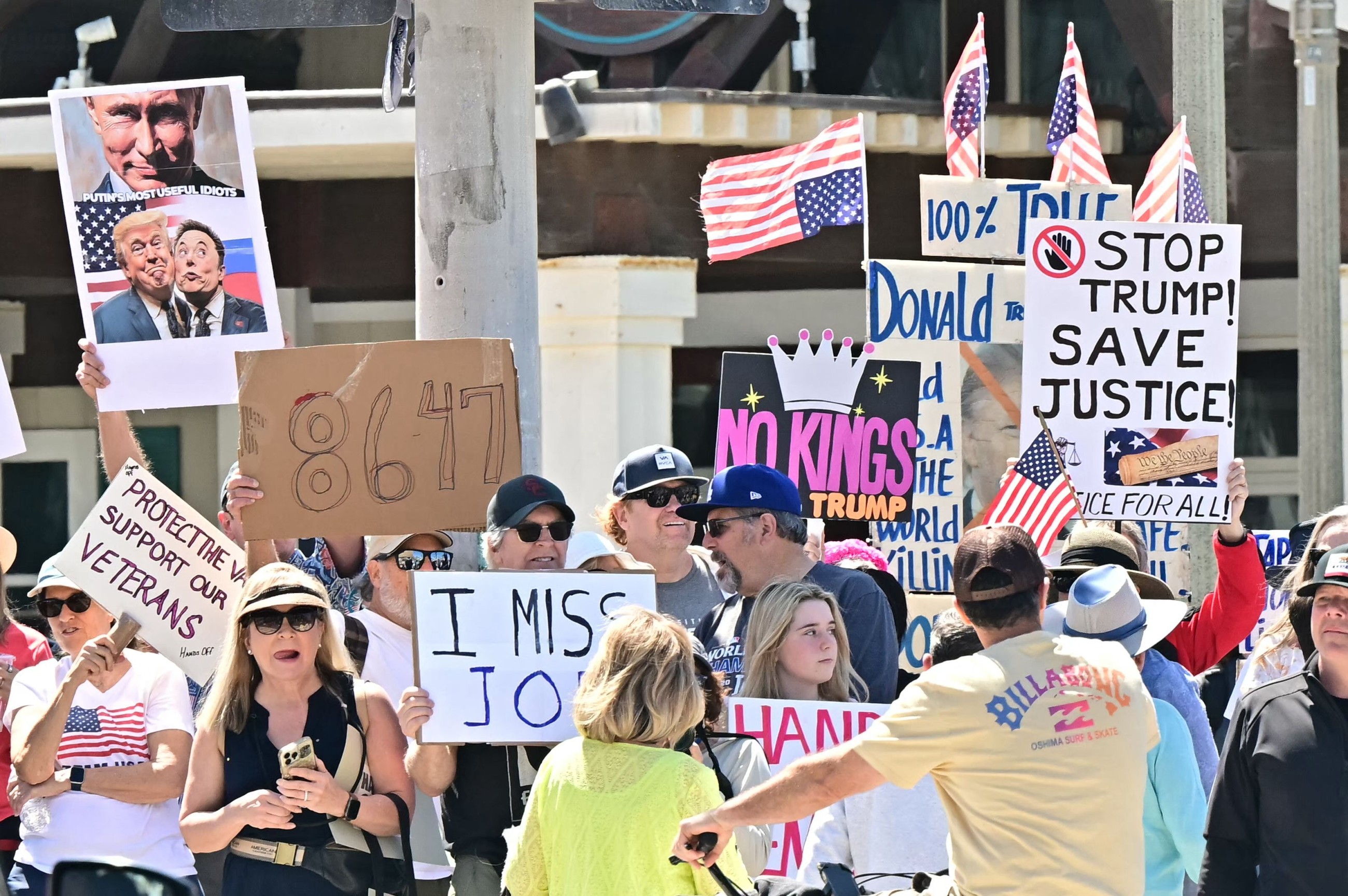It is an economic revolution: Trump; protests rock cities