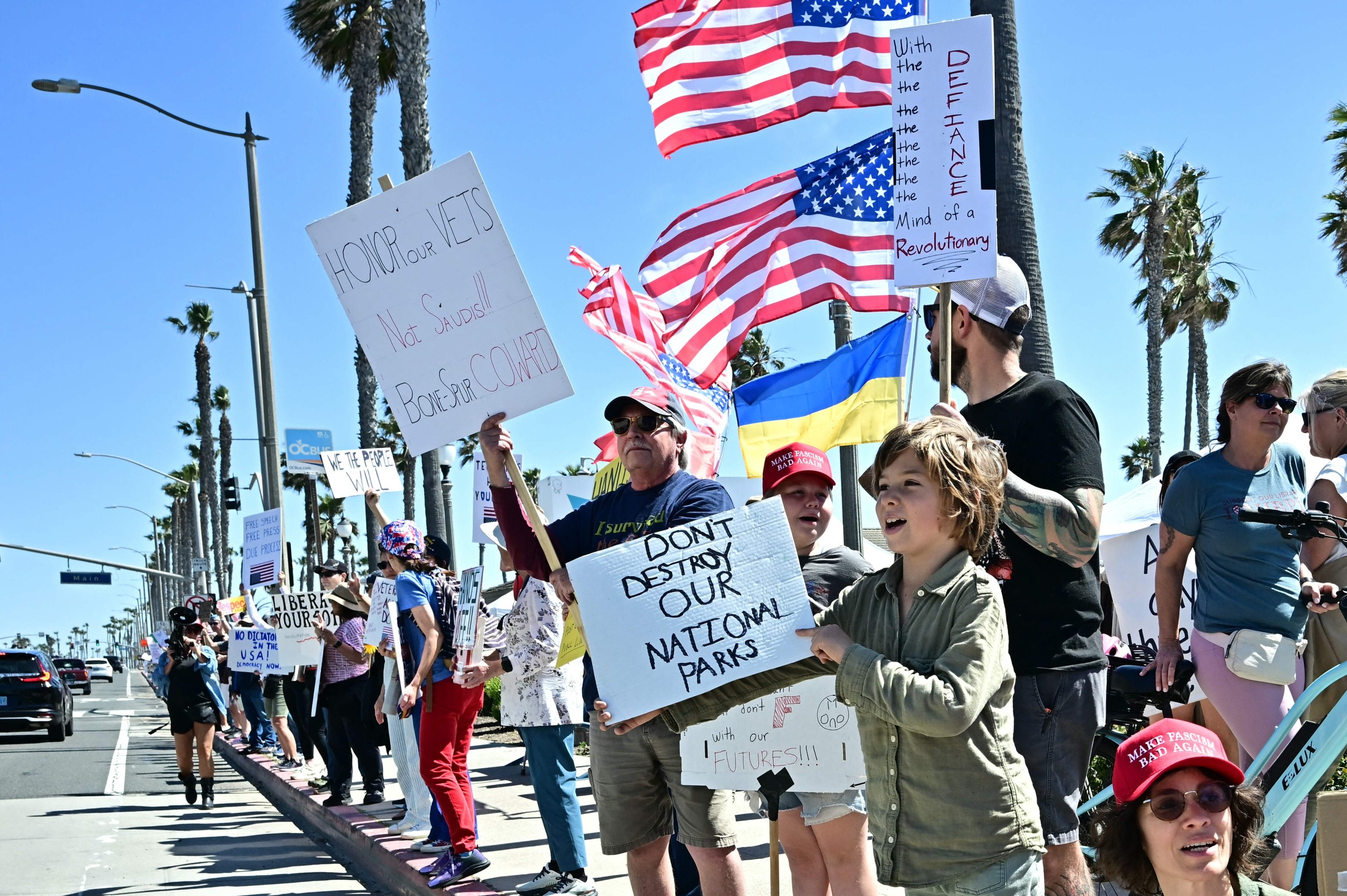 It is an economic revolution: Trump; protests rock cities