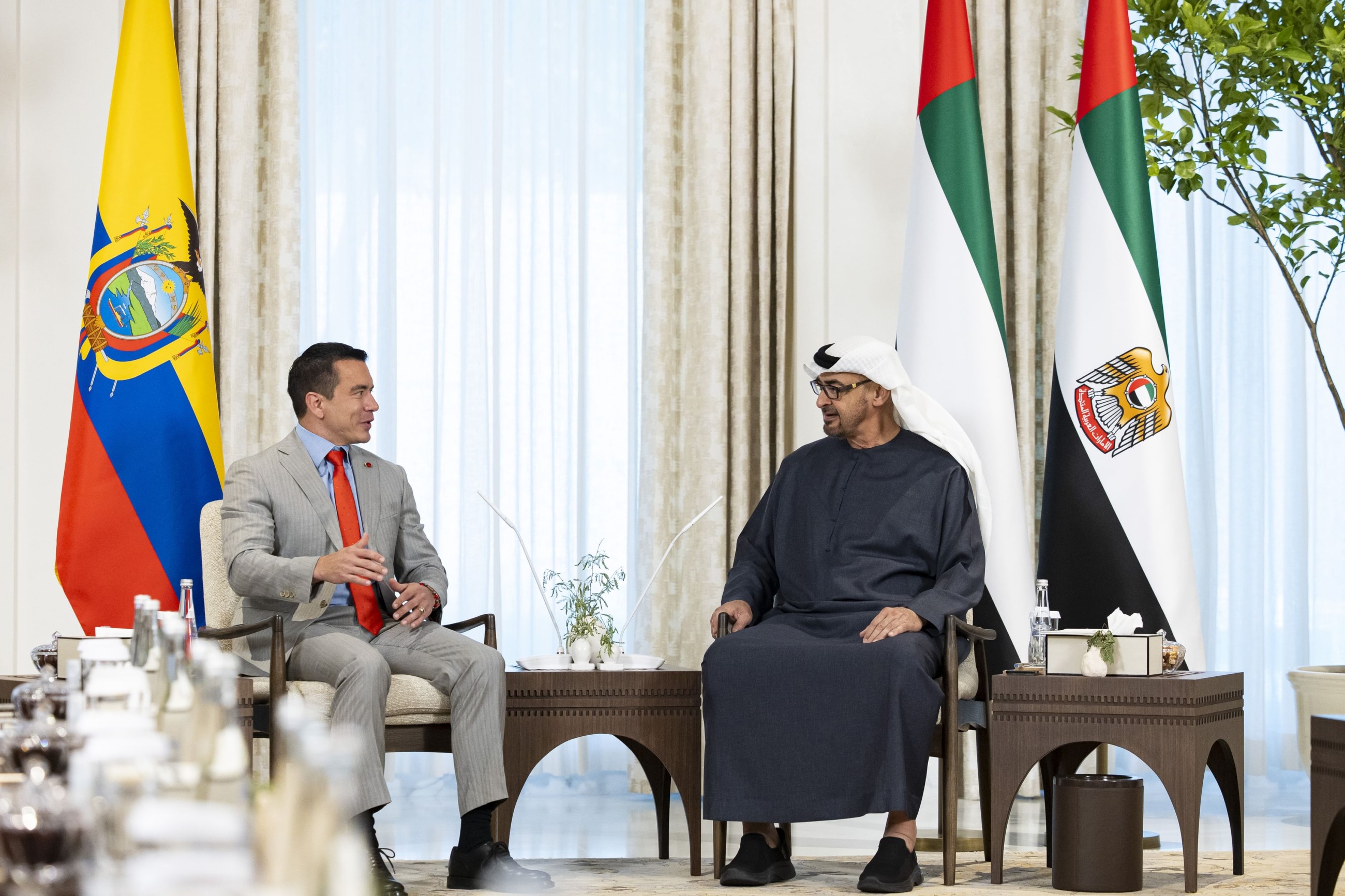 UAE, Ecuadorian Presidents discuss ways to enhance bilateral cooperation