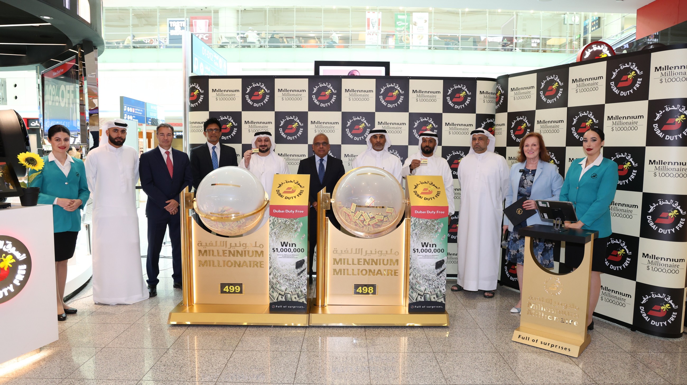 Pakistani and Indian nationals win $1 million in Dubai Duty Free draw