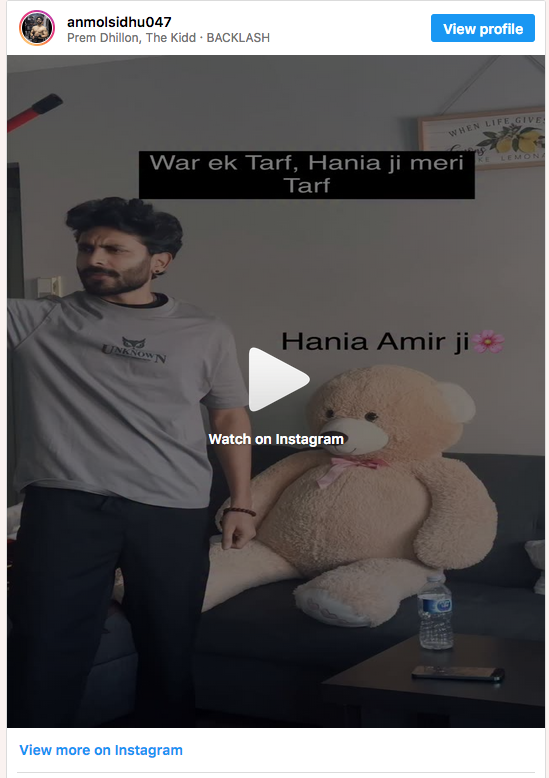 Pakistani film stars Hania and Mahira's Instagram accounts blocked in India